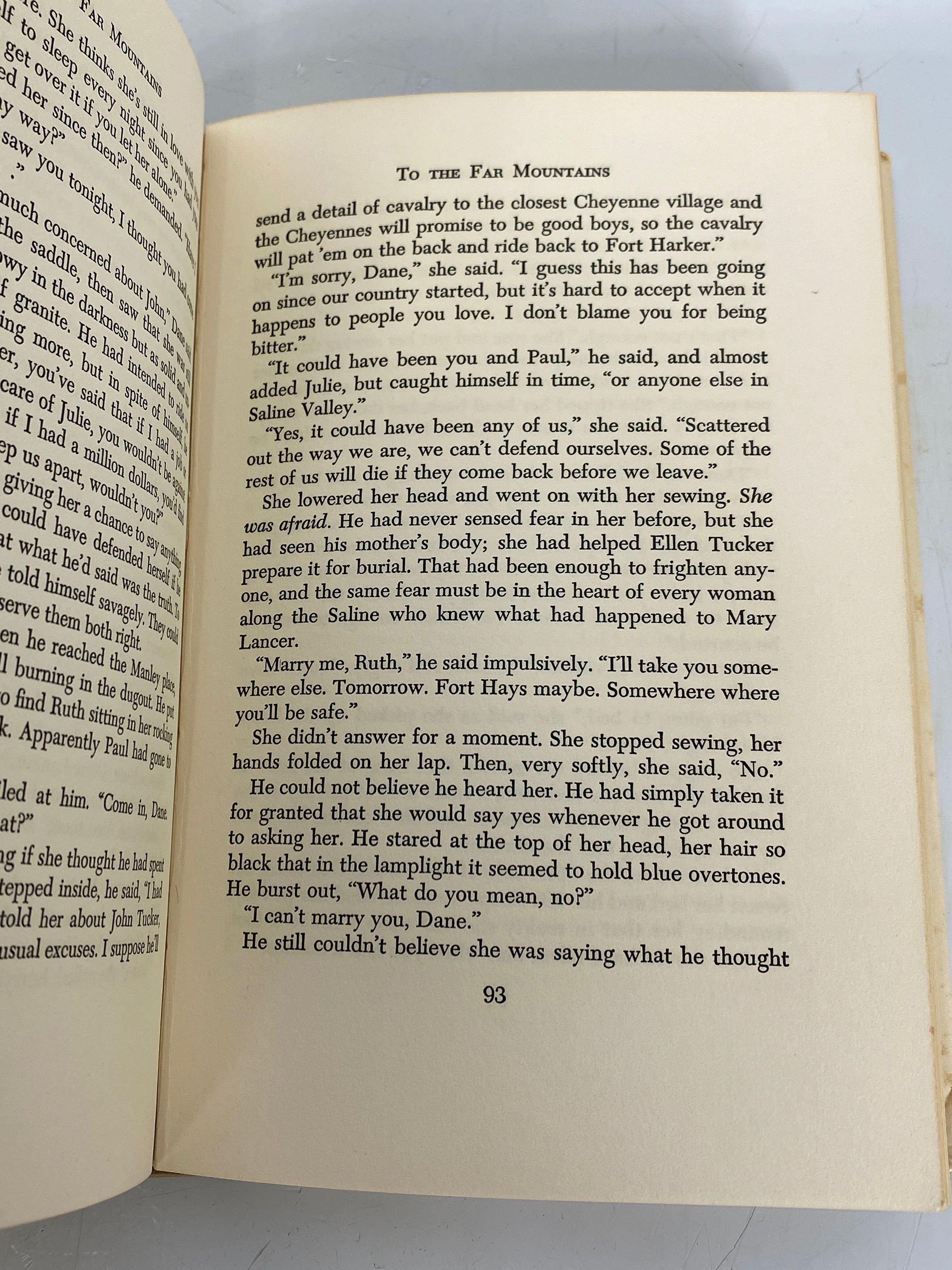 To the Far Mountains Wayne Overholser 1963 1st Ed 1st Print HC DJ