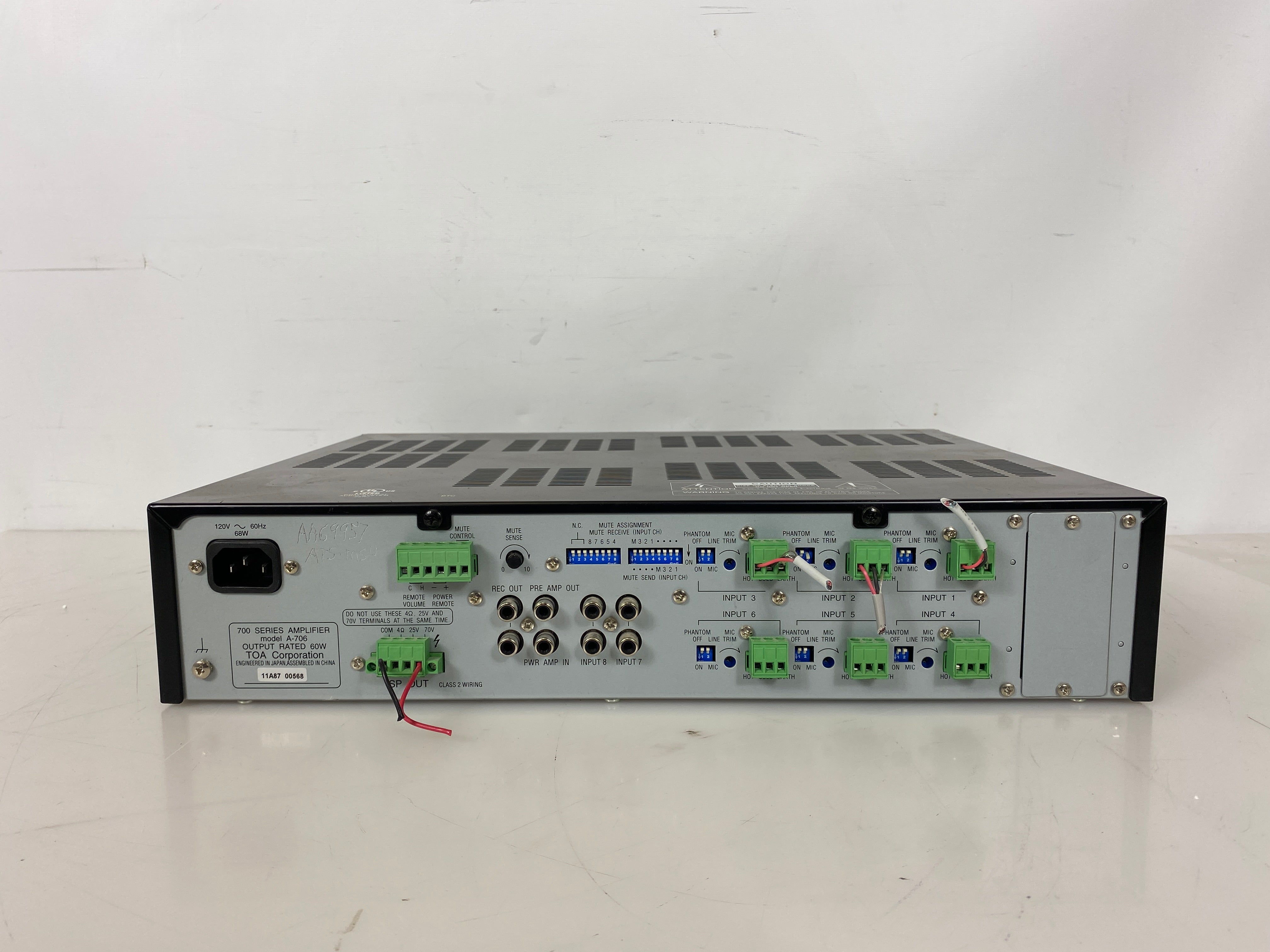 Toa Electronics A-706 9-Channel Integrated Amplifier (60W)