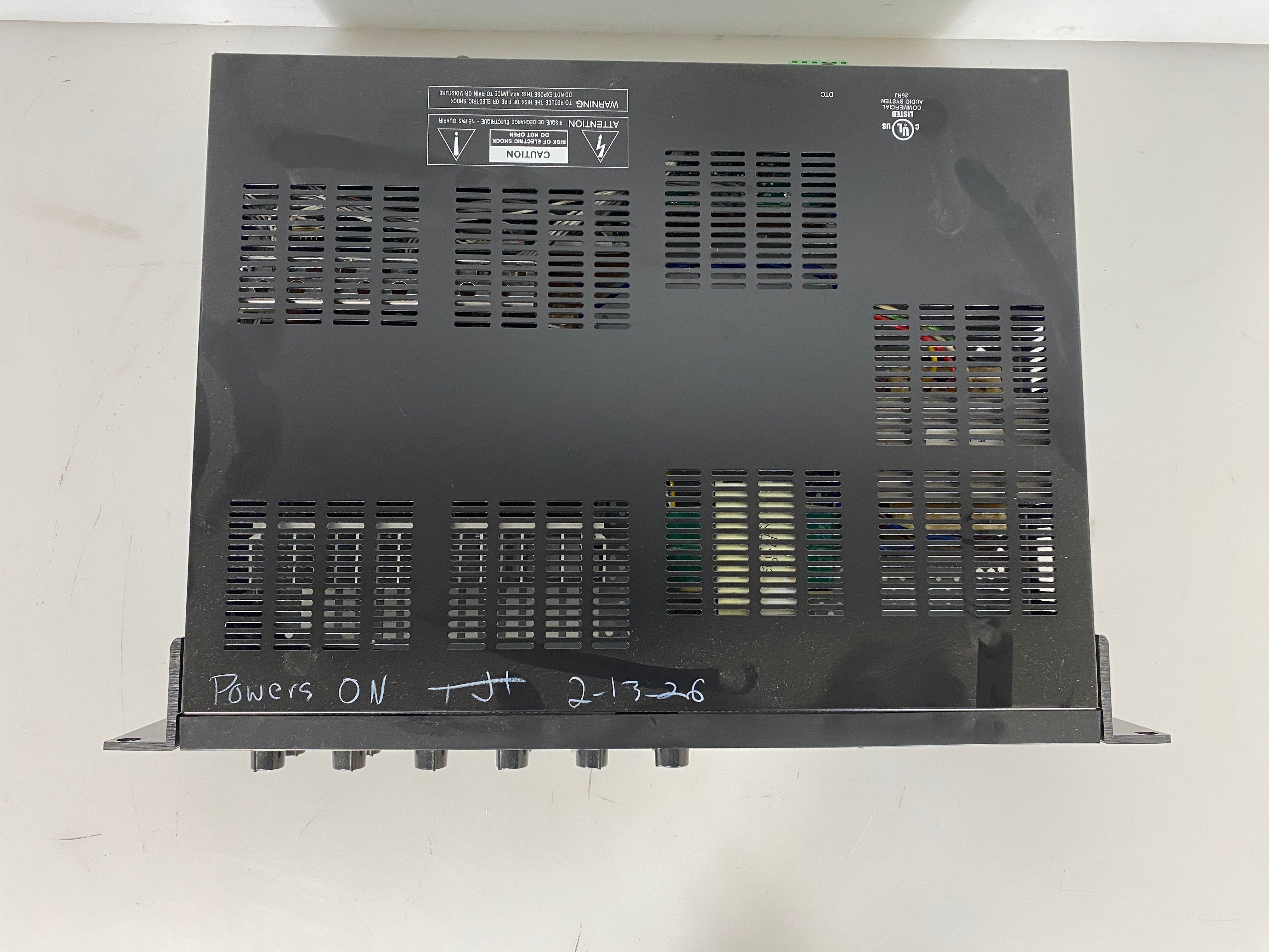 Toa Electronics A-706 9-Channel Integrated Amplifier (60W) *Powers On Only*