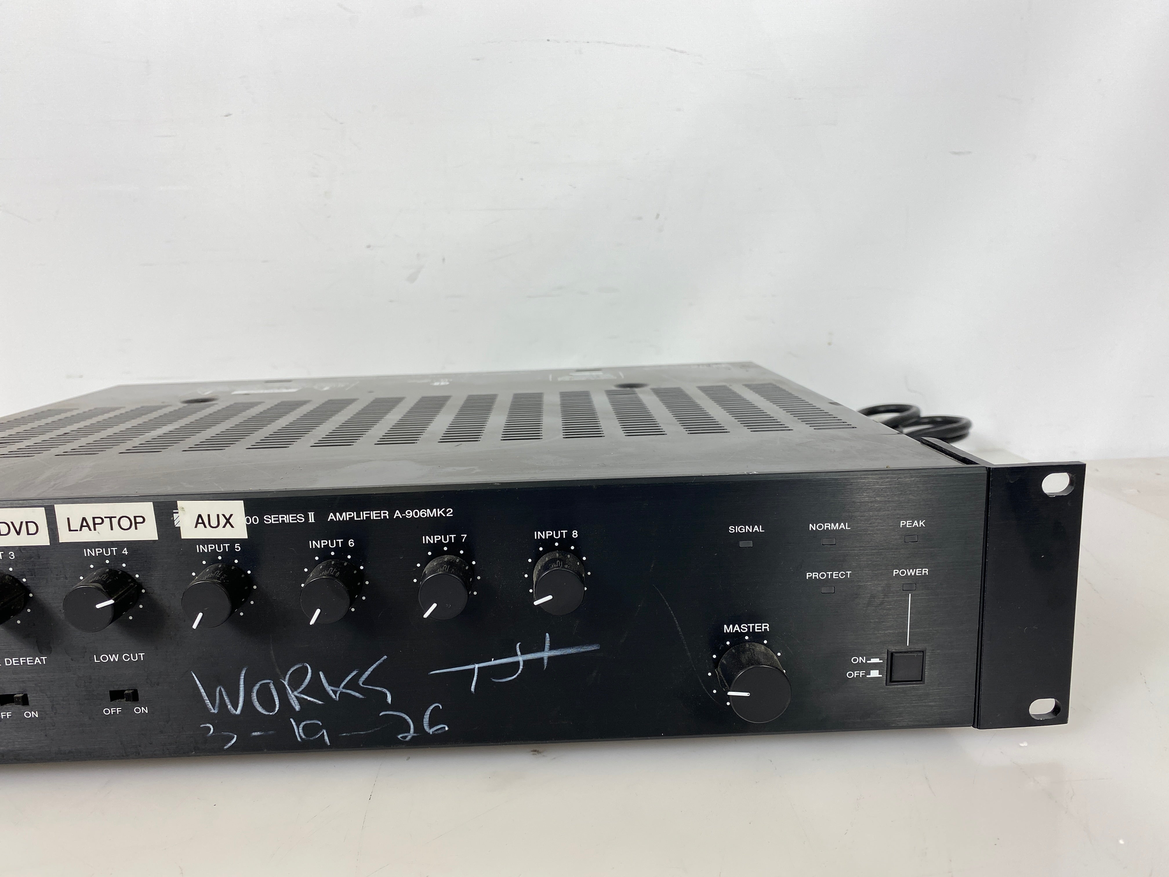 Toa Electronics A-906MK2 60W 8-Channel Modular Amplifier