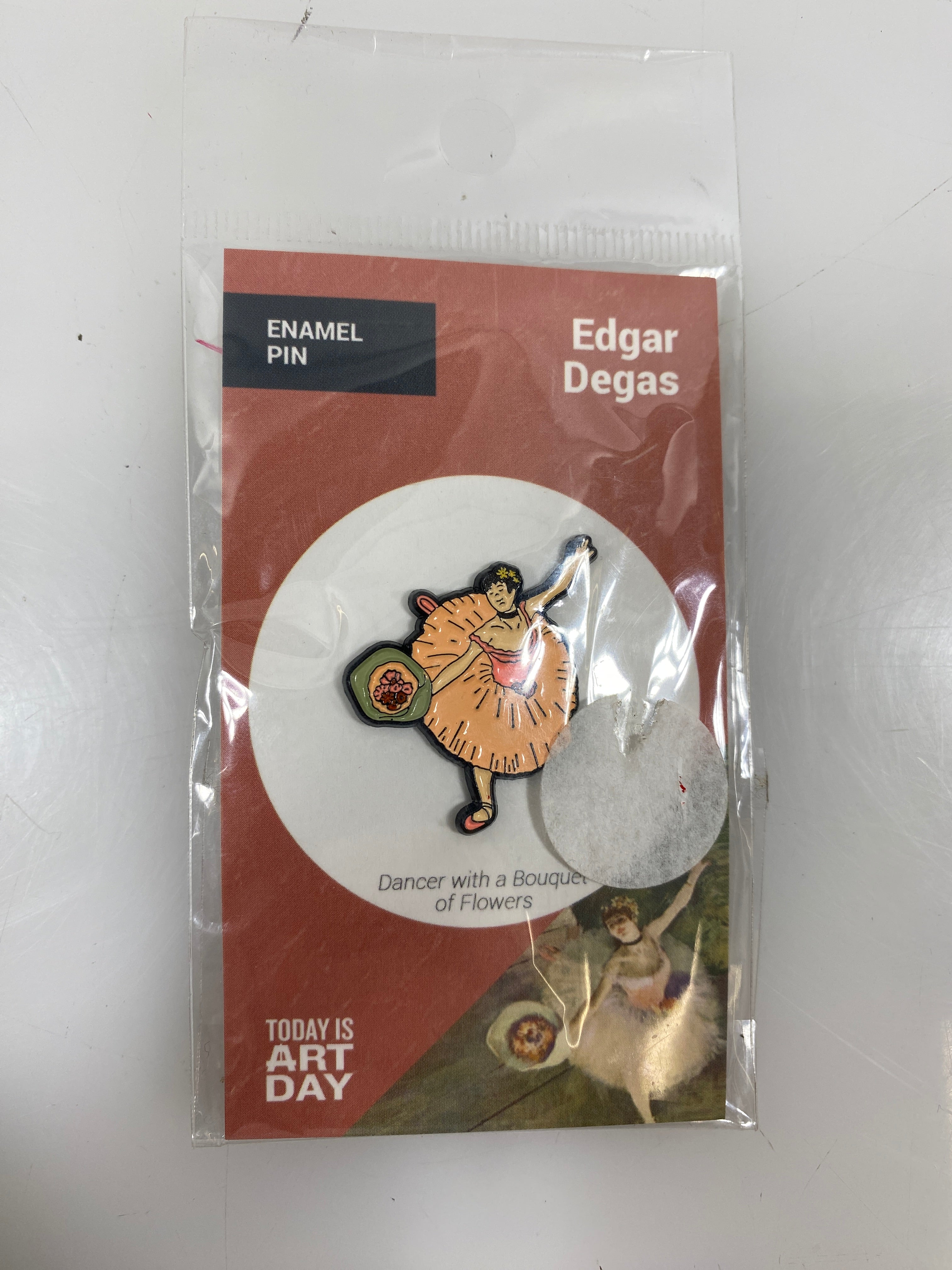 Today Is Art Day Edgar Degas Enamel Pin