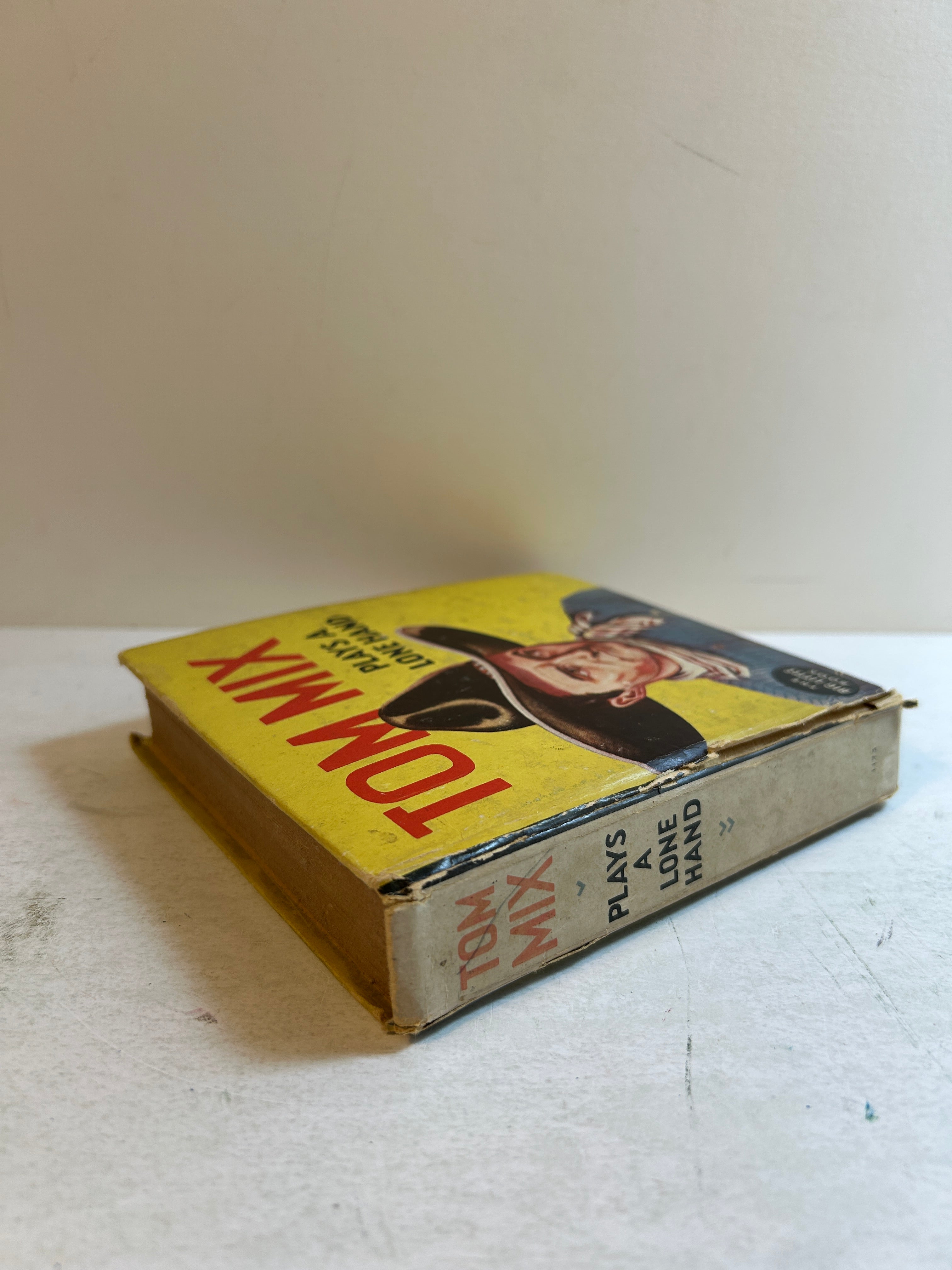 Tom Mix Plays a Lone Hand by Wilton West Ill Hal Arbo 1935 Whitman  HC