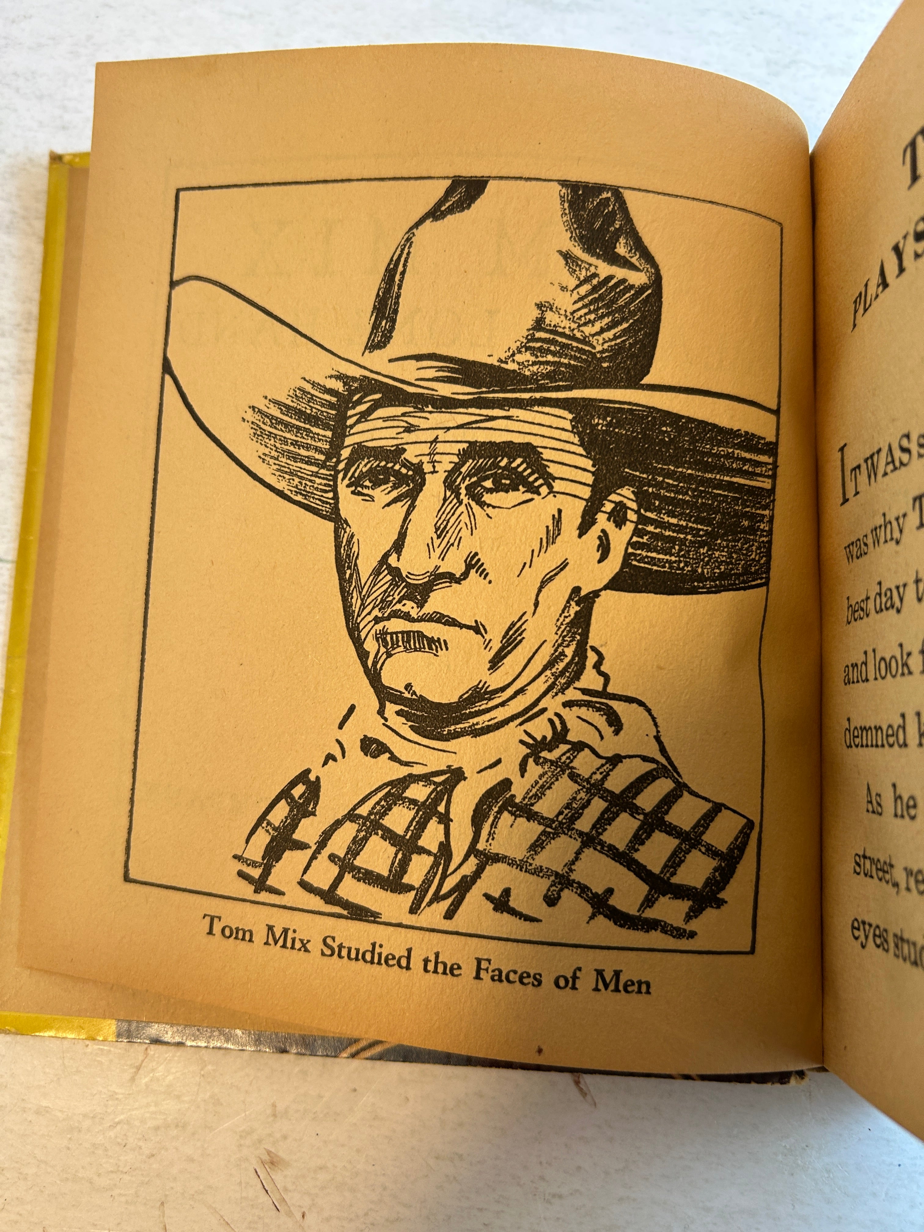 Tom Mix Plays a Lone Hand by Wilton West Ill Hal Arbo 1935 Whitman  HC