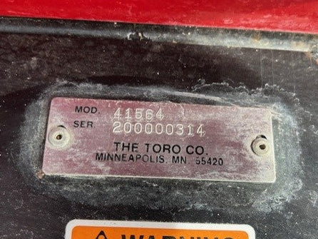 Toro Multi-Pro #5500 Sprayer System