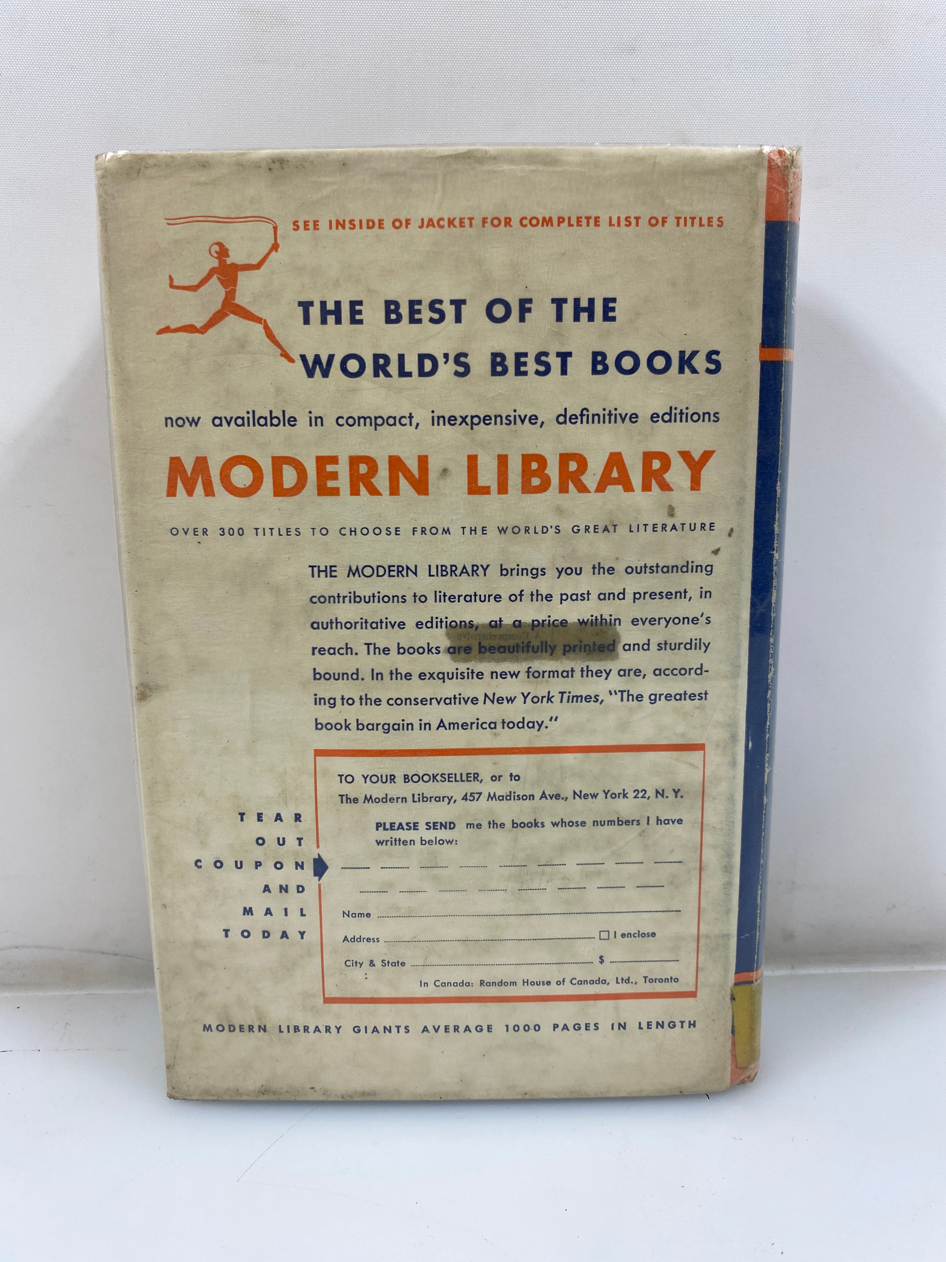 Tortilla Flat by John Steinbeck Modern Library Ex-library 1937 HCDJ