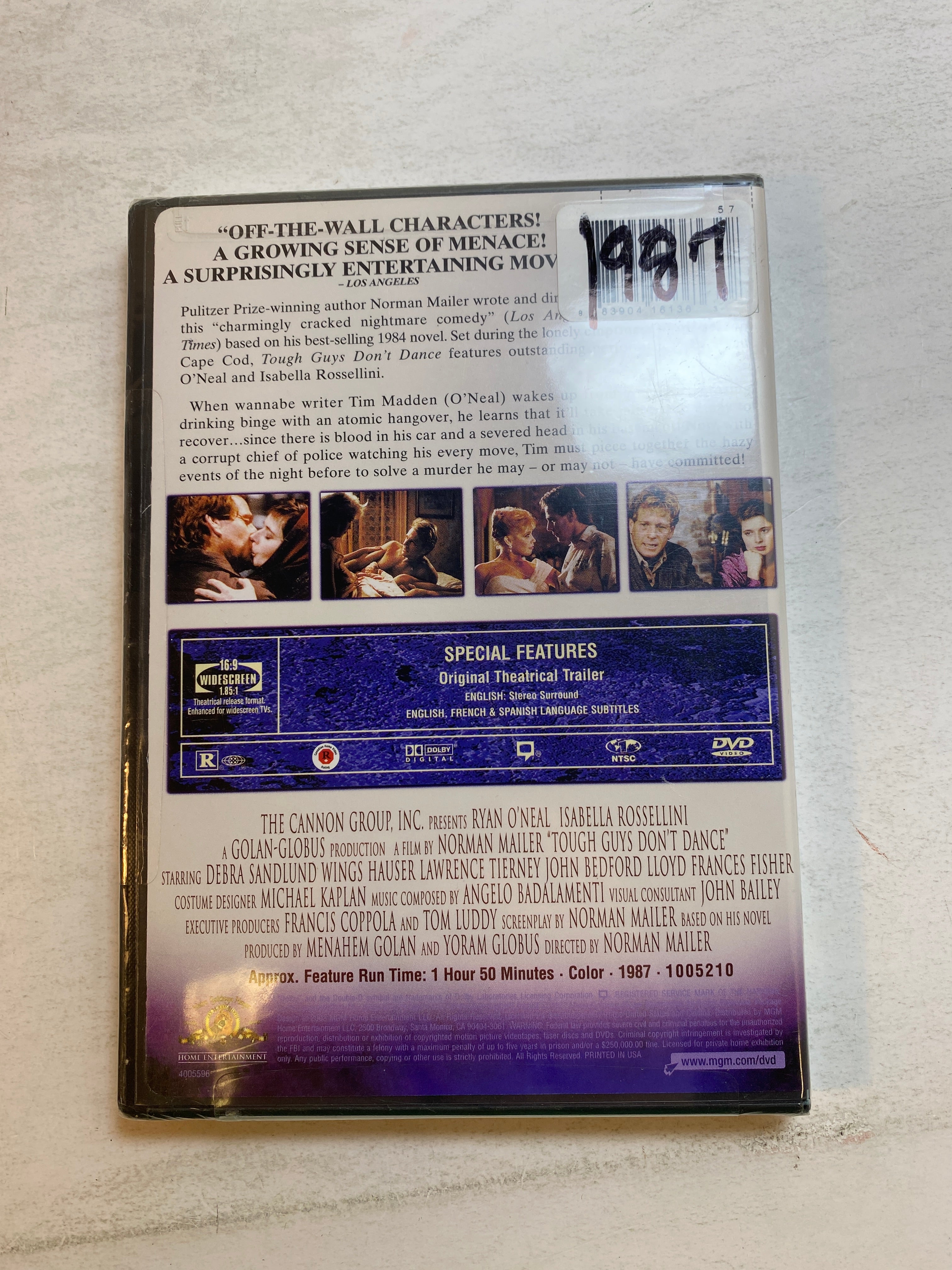 Tough Guys Don't Dance DVD 1987 *New*