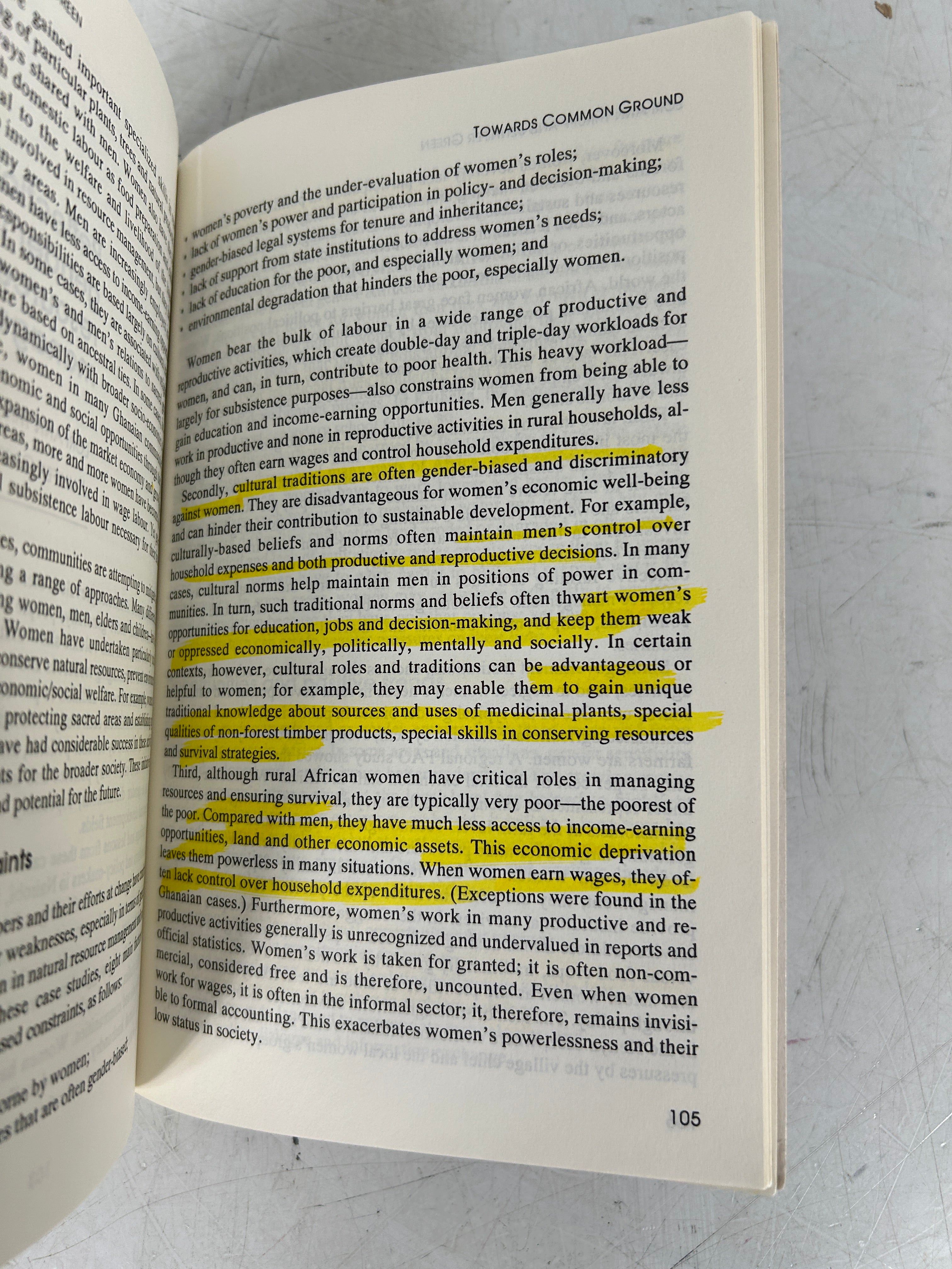 Towards Common Ground: by African Centre for Technology Studies 1995 SC