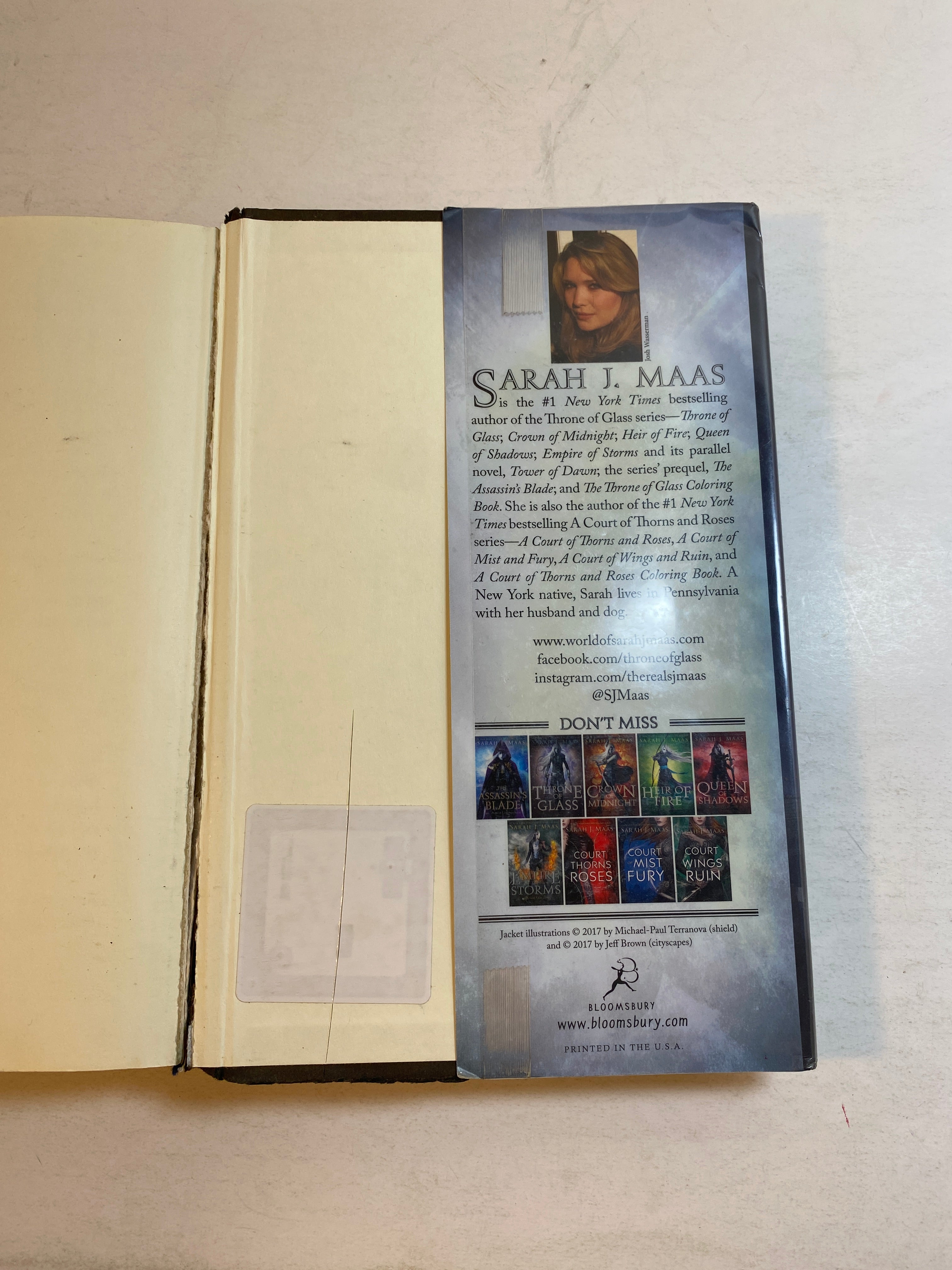 Tower of Dawn by Sarah Maas 2017 Ex-Lib HCDJ