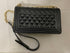 Toyboy Jelly Black Quilted Crossbody Bag w/ Gold Hardware