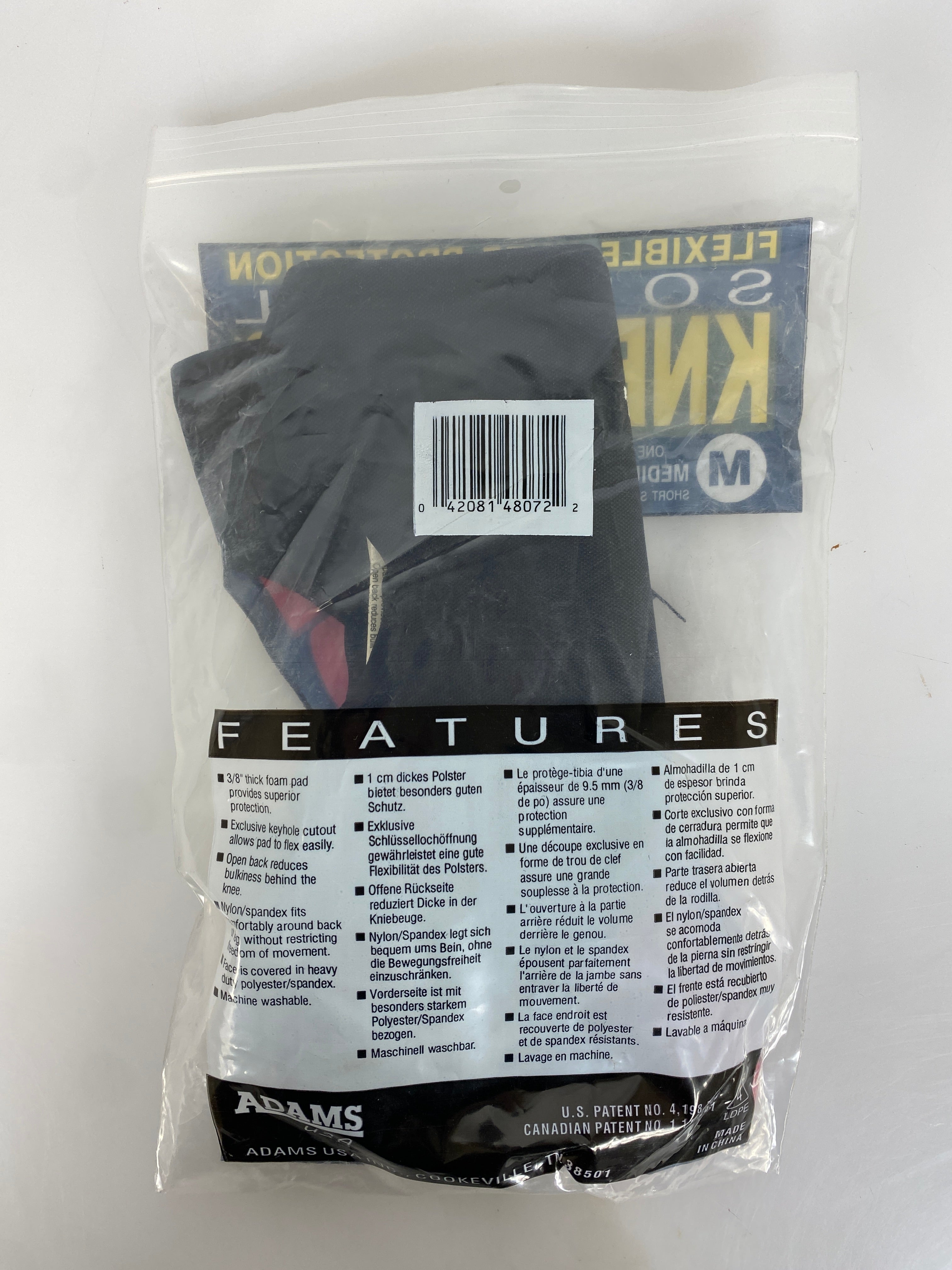 Trace Softball Flexible Knee Guard Protection Short Style Adult Size M *NEW*