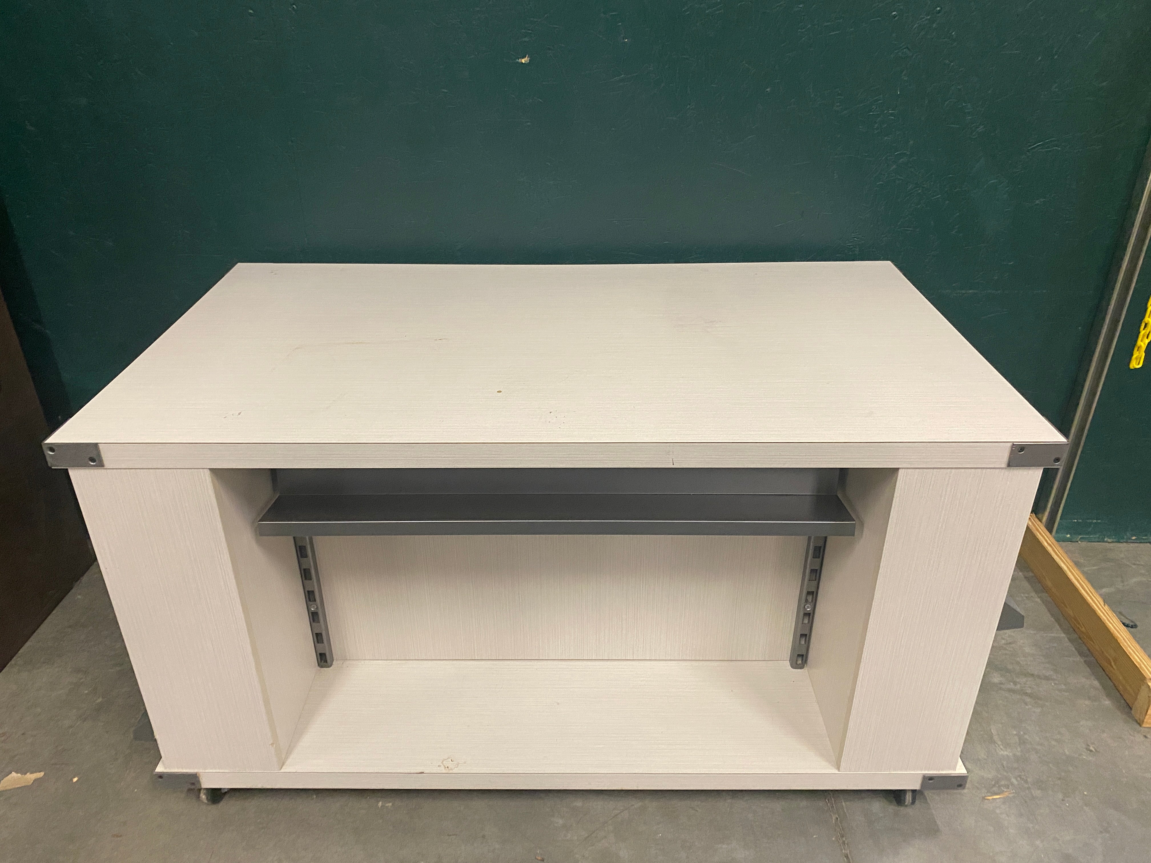 Trade Book Table with Shelves