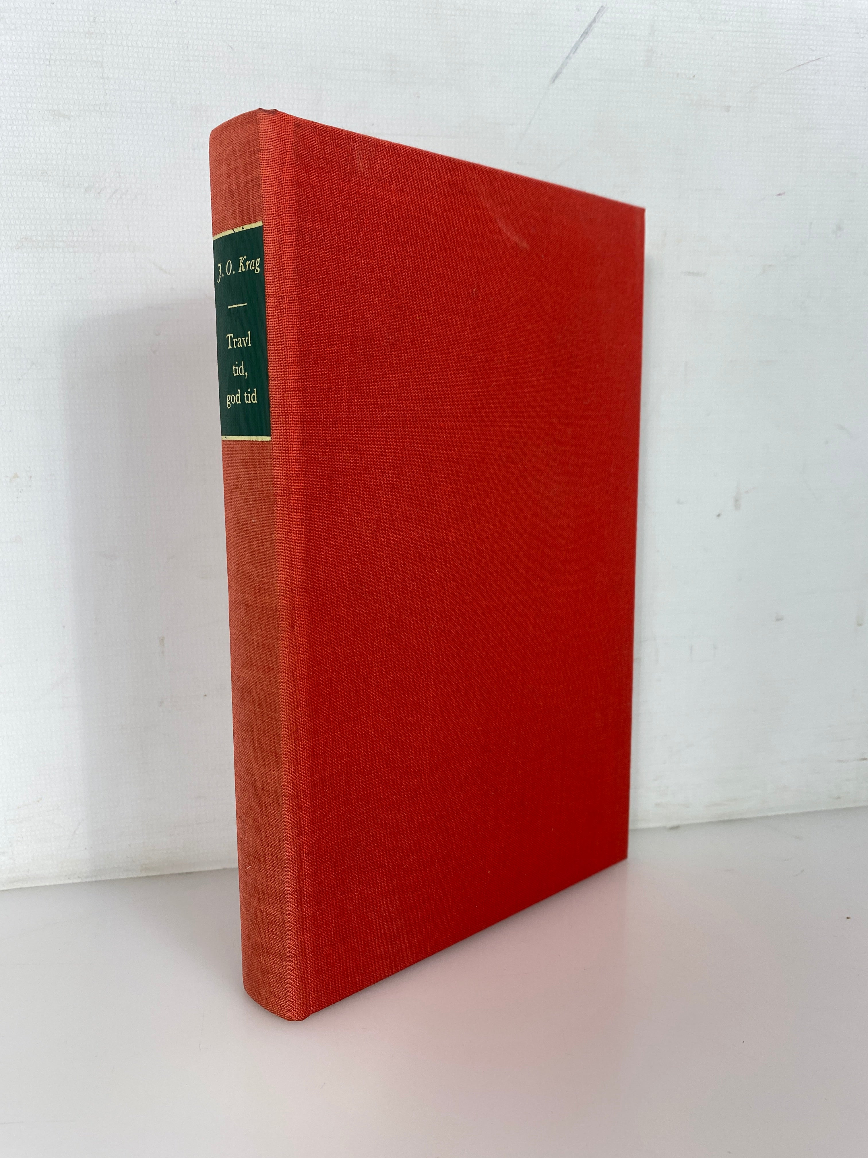 Travl Tid God Tid in Danish "Busy Time, Good Time" in Danish by Krag 1974 HC