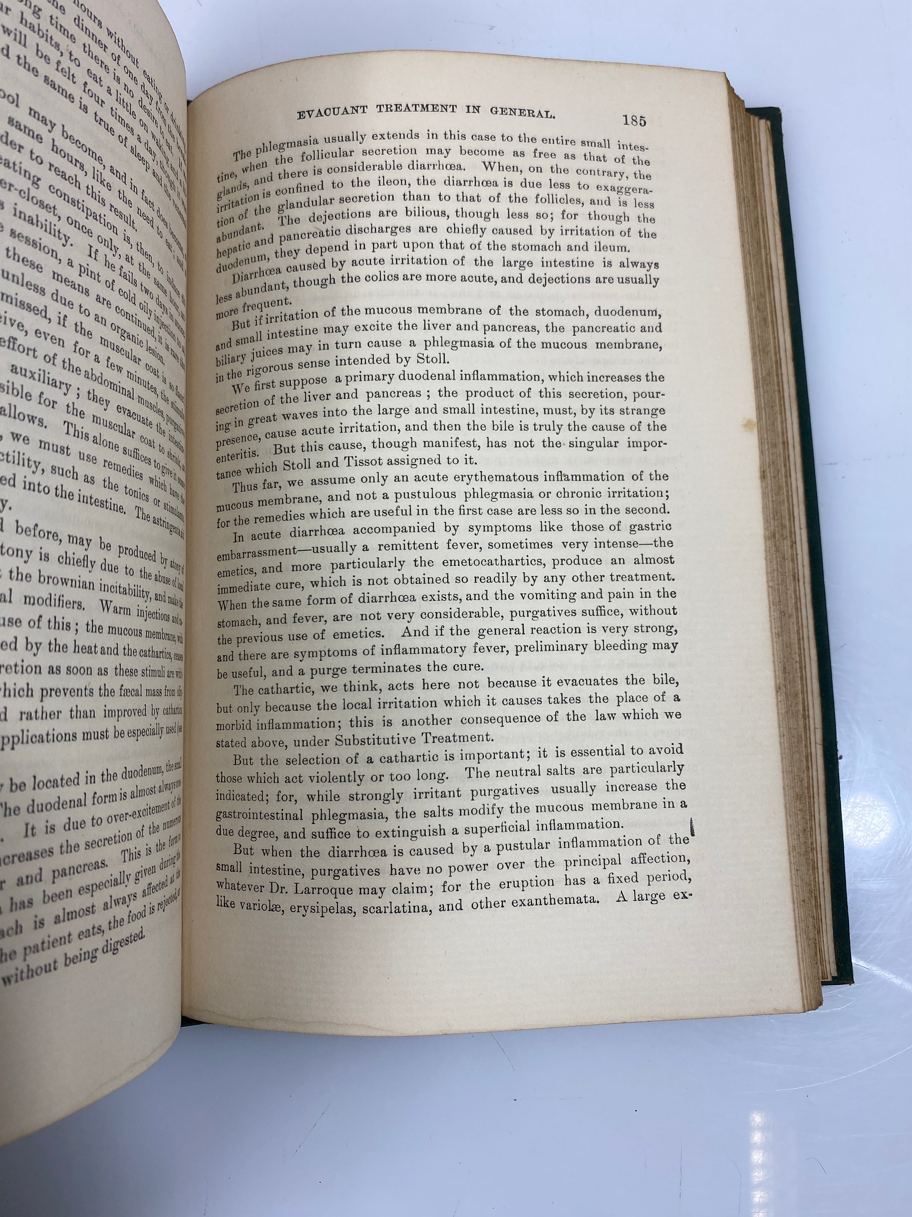Treaties on Therapeutics by Trousseau/Pidoux Vol. II 1880 9th Ed. HC