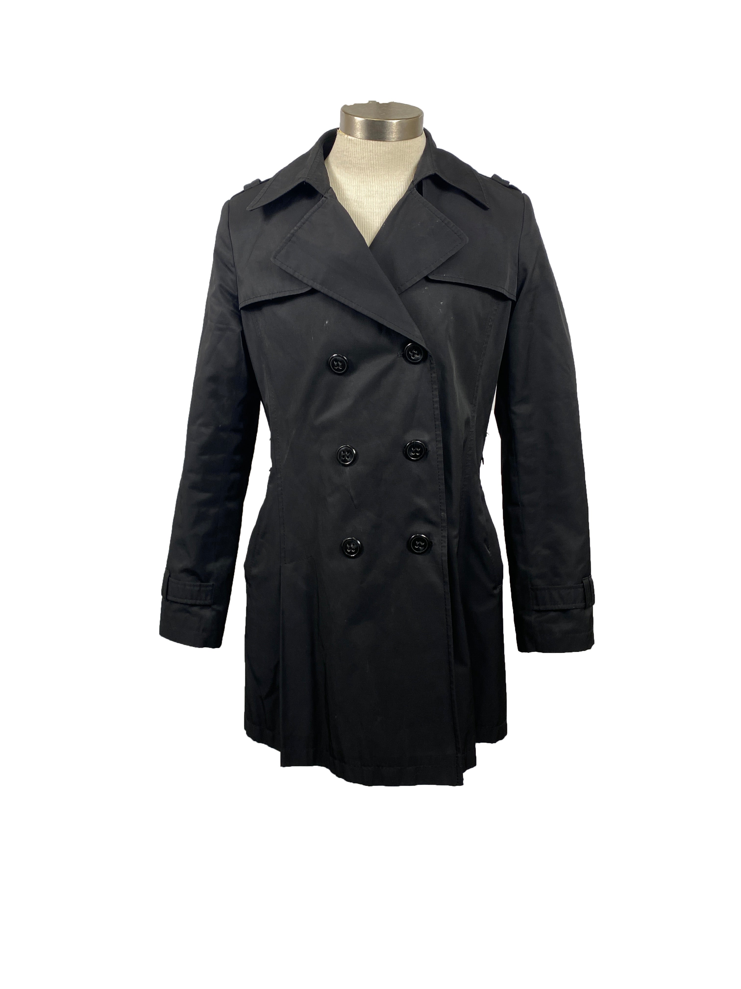 DKNY Black Peacoat Women's Size L