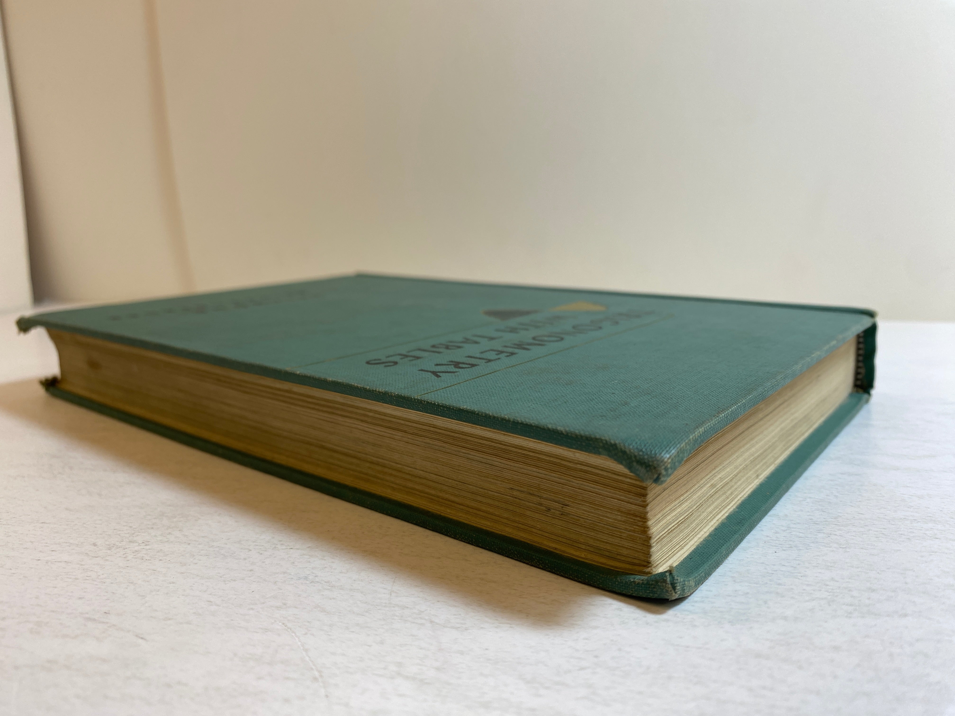 Trigonometry With Tables by Welchons/Krickenberger 1960 Vintage HC Textbook
