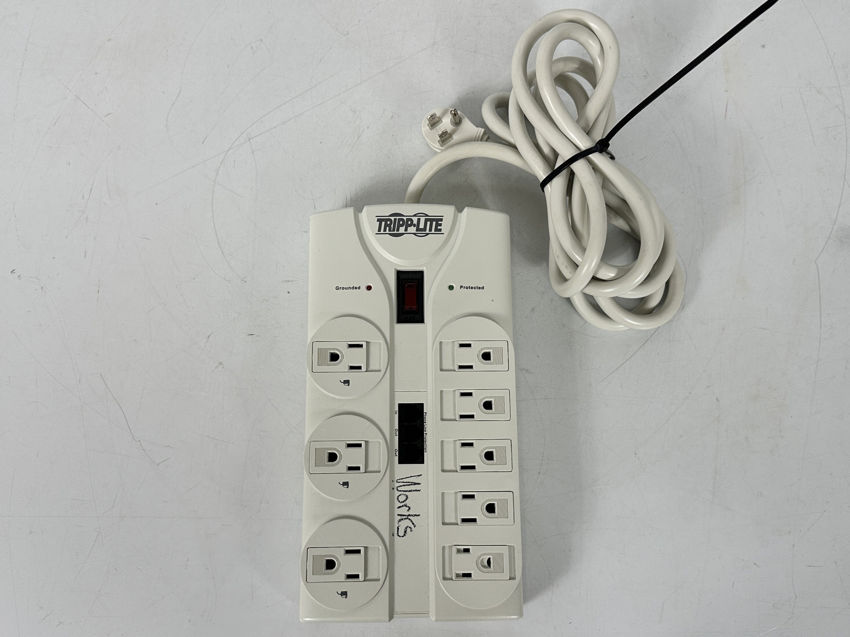 Tripp Lite TLP808TEL Surge Protection 8-Outlet Power Strip