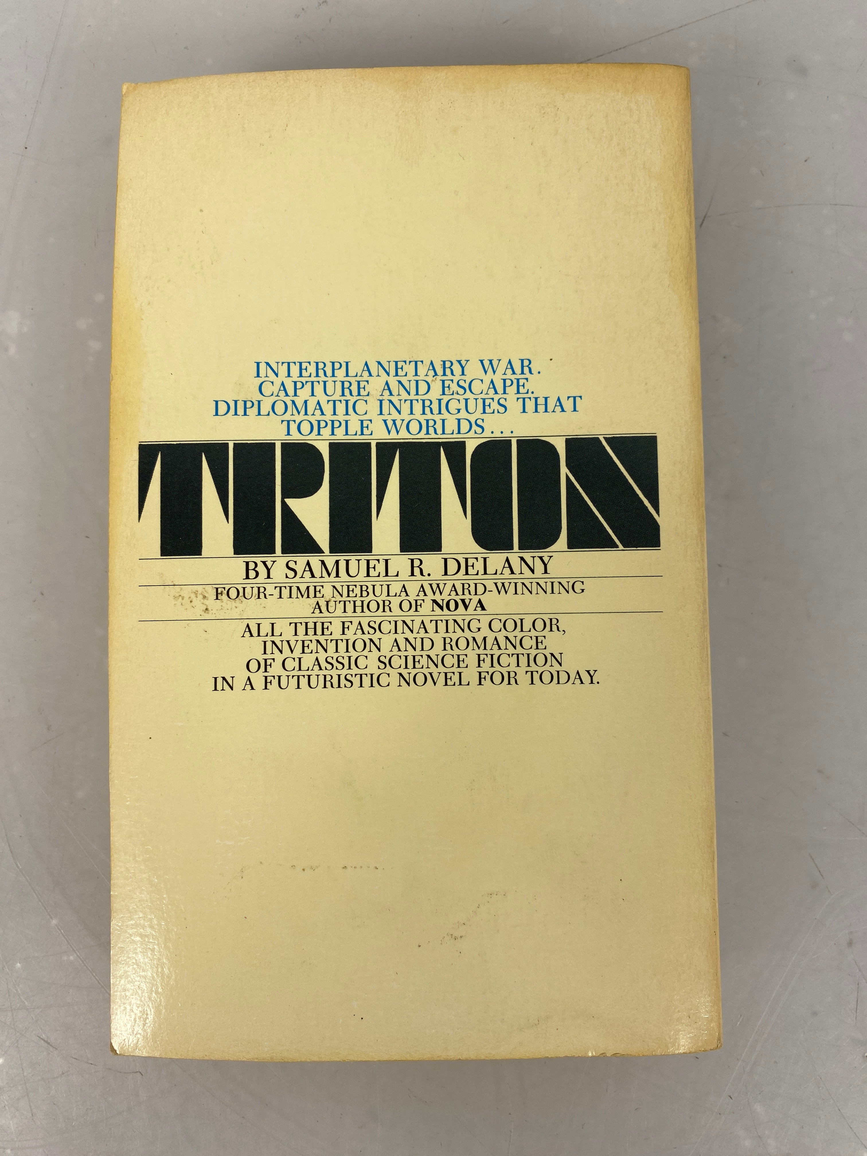 Triton Samuel R. Delany vintage Science Fiction Paperback 1979 SC