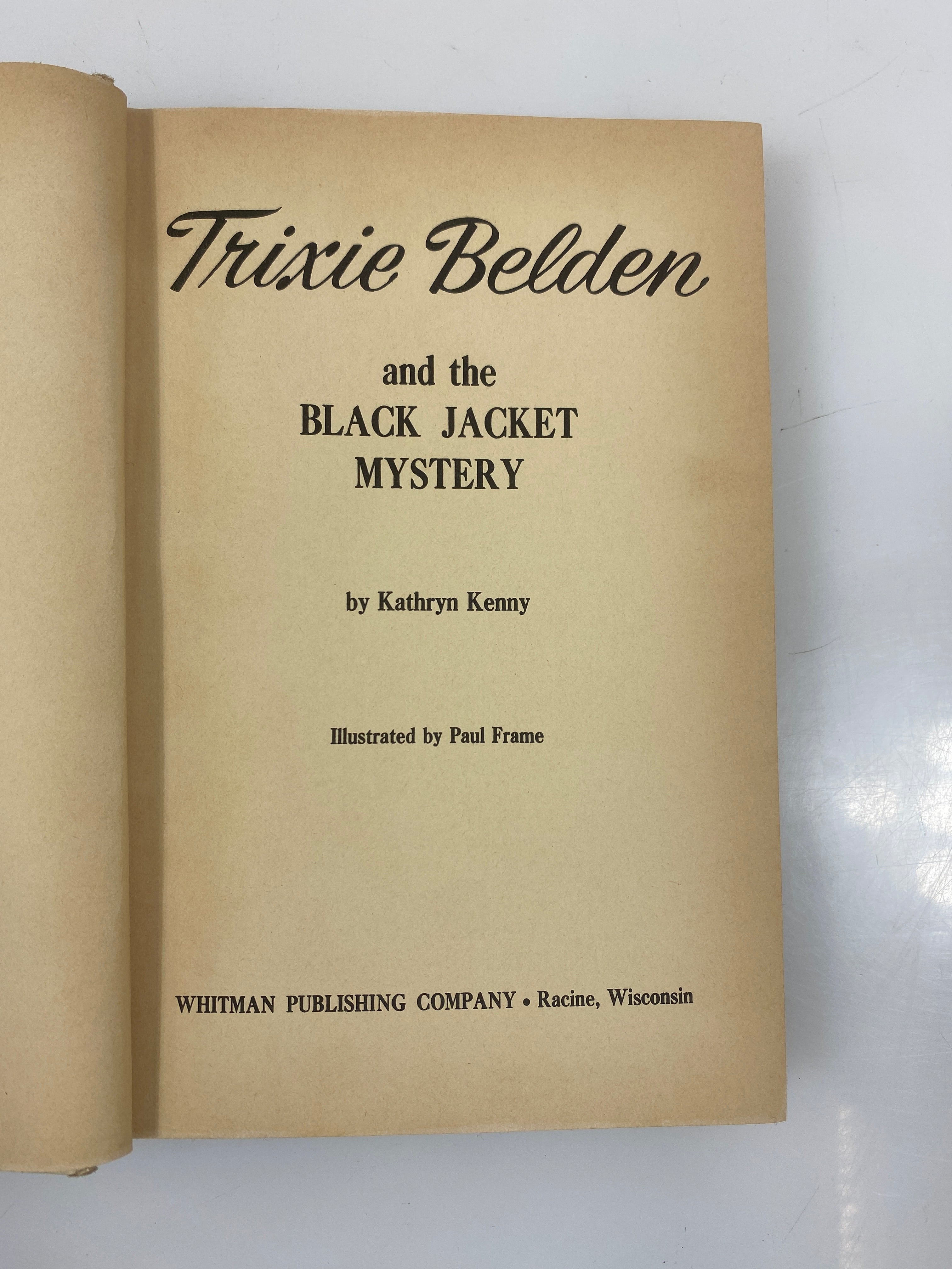 Trixie Belden and the Black Jacket Mystery by Kenny 1961 HC
