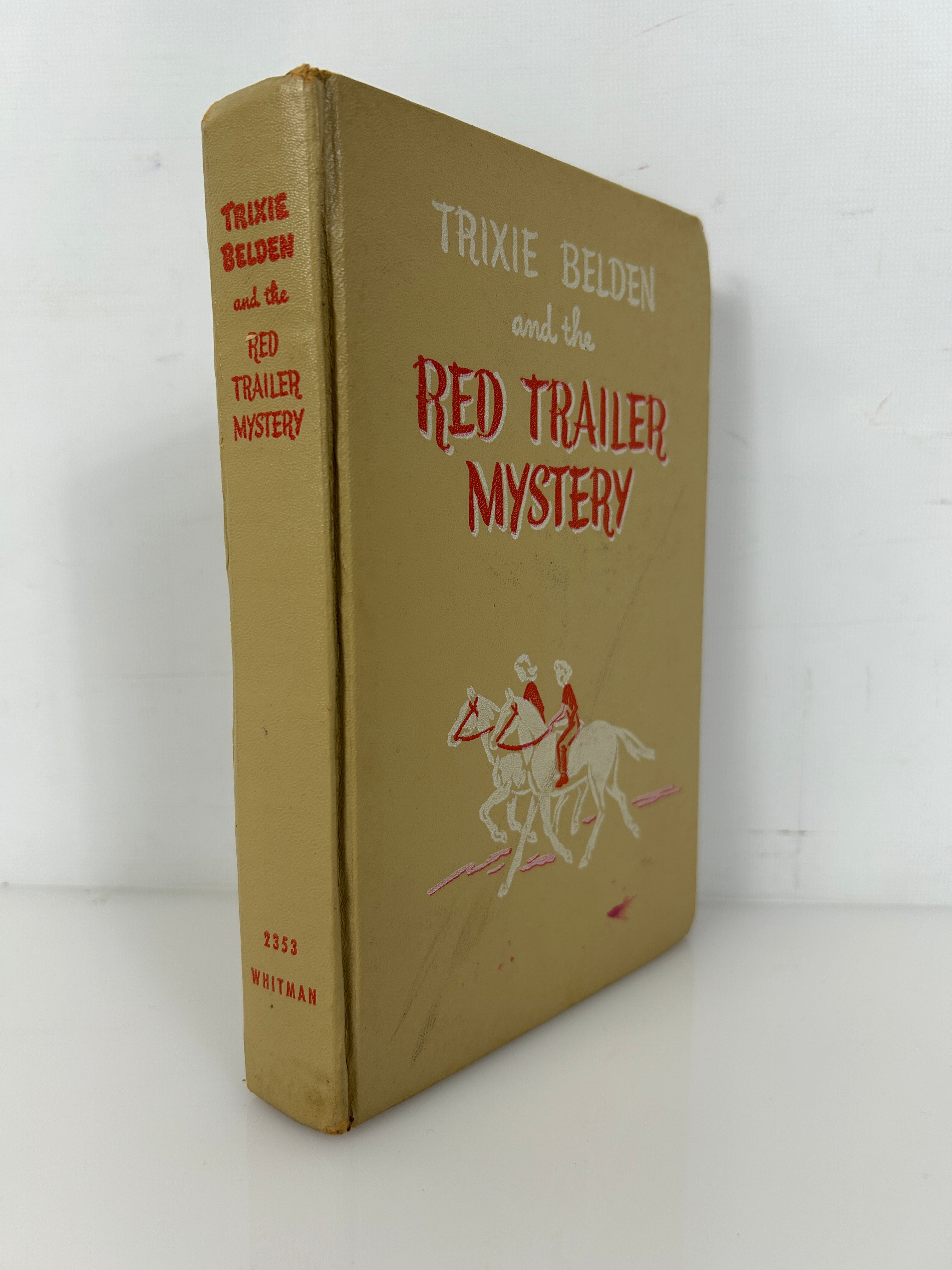 Trixie Belden and the Red Trailer Mystery by Julie Campbell 1950 HC