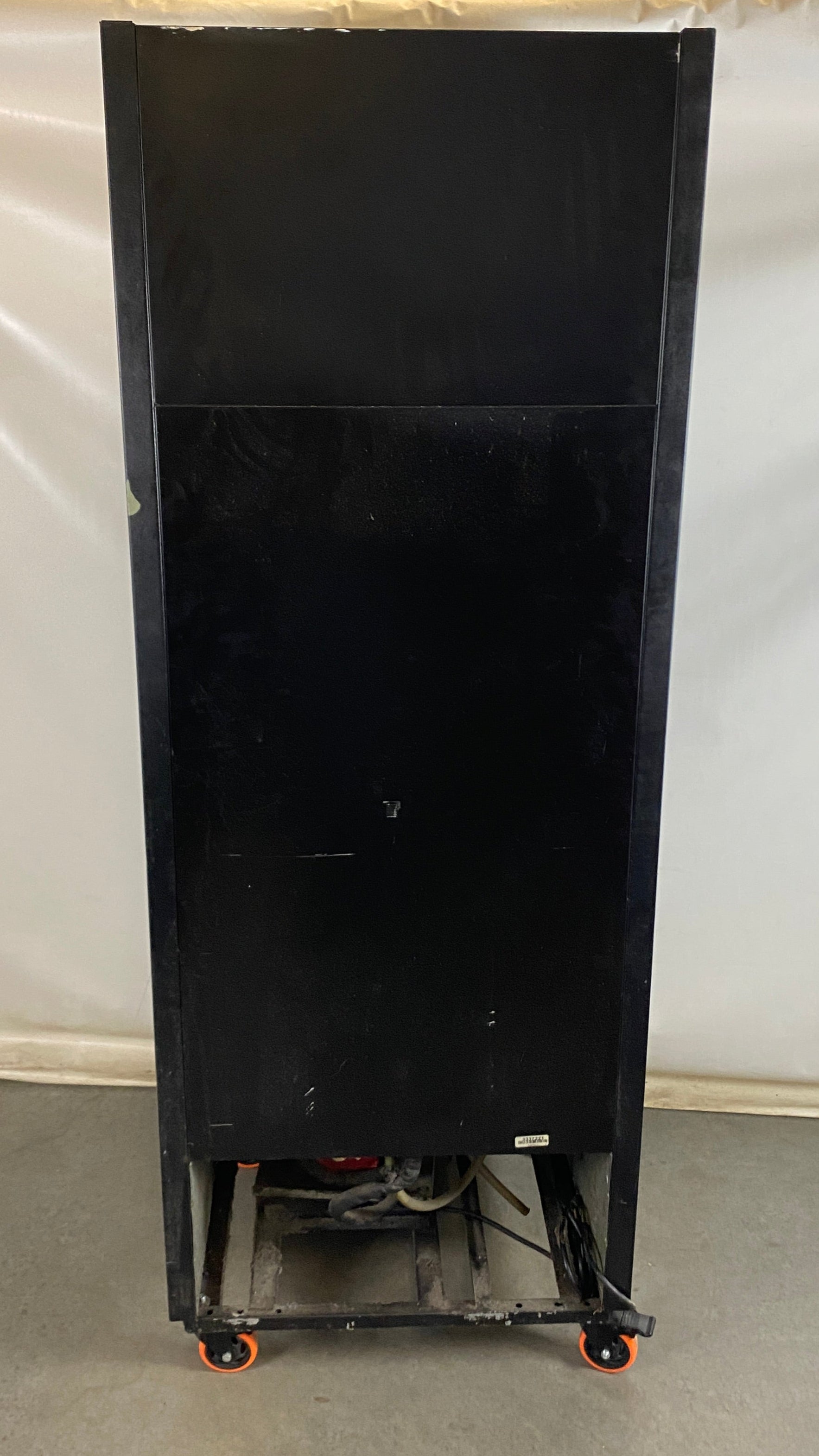 True Manufacturing Company #GDM-026 Black Refrigerator w/ Wheels