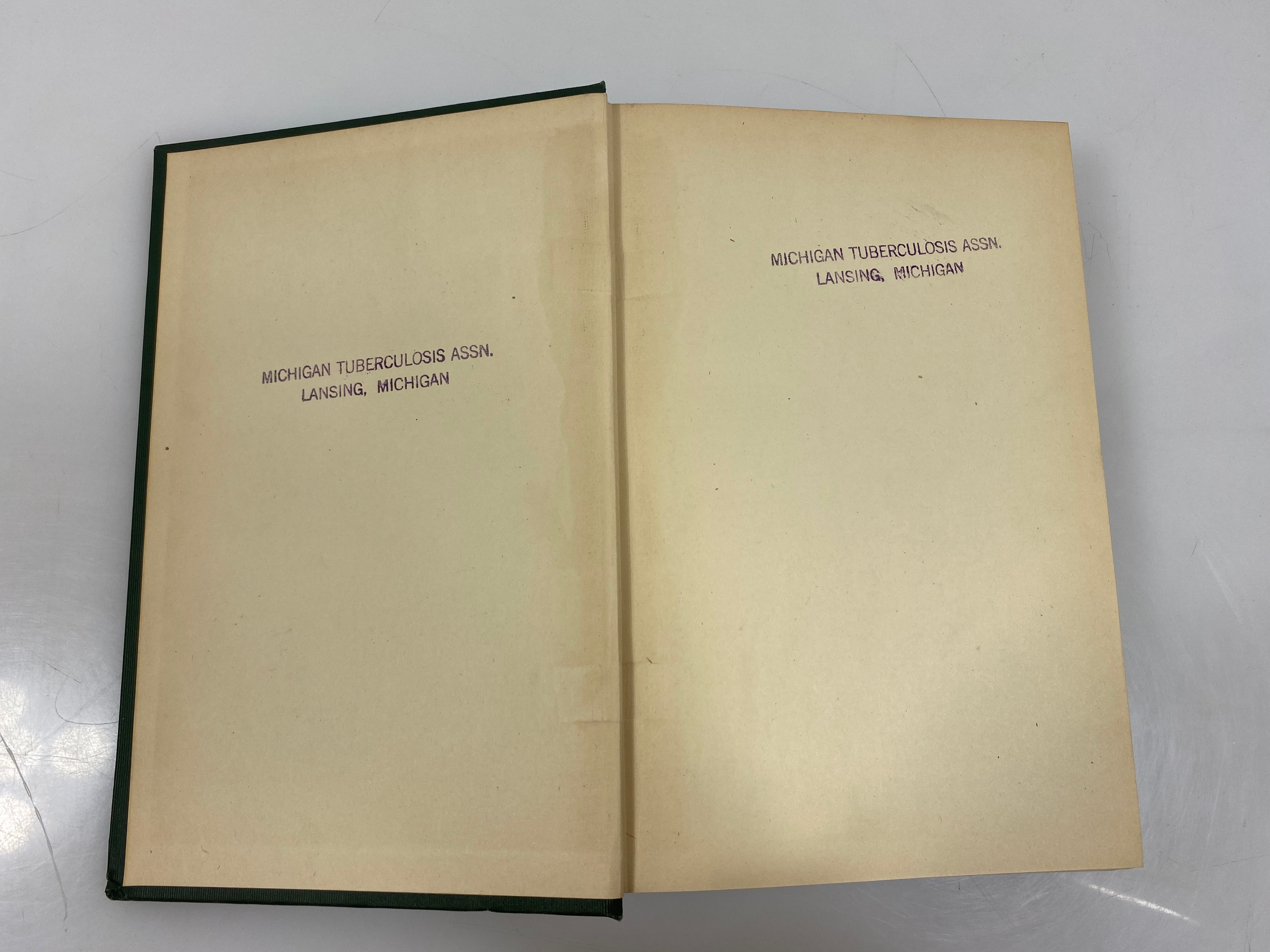 Tubercle Bacillus Infection and Tuberculosis by Calmette Ex-library 1923 HC