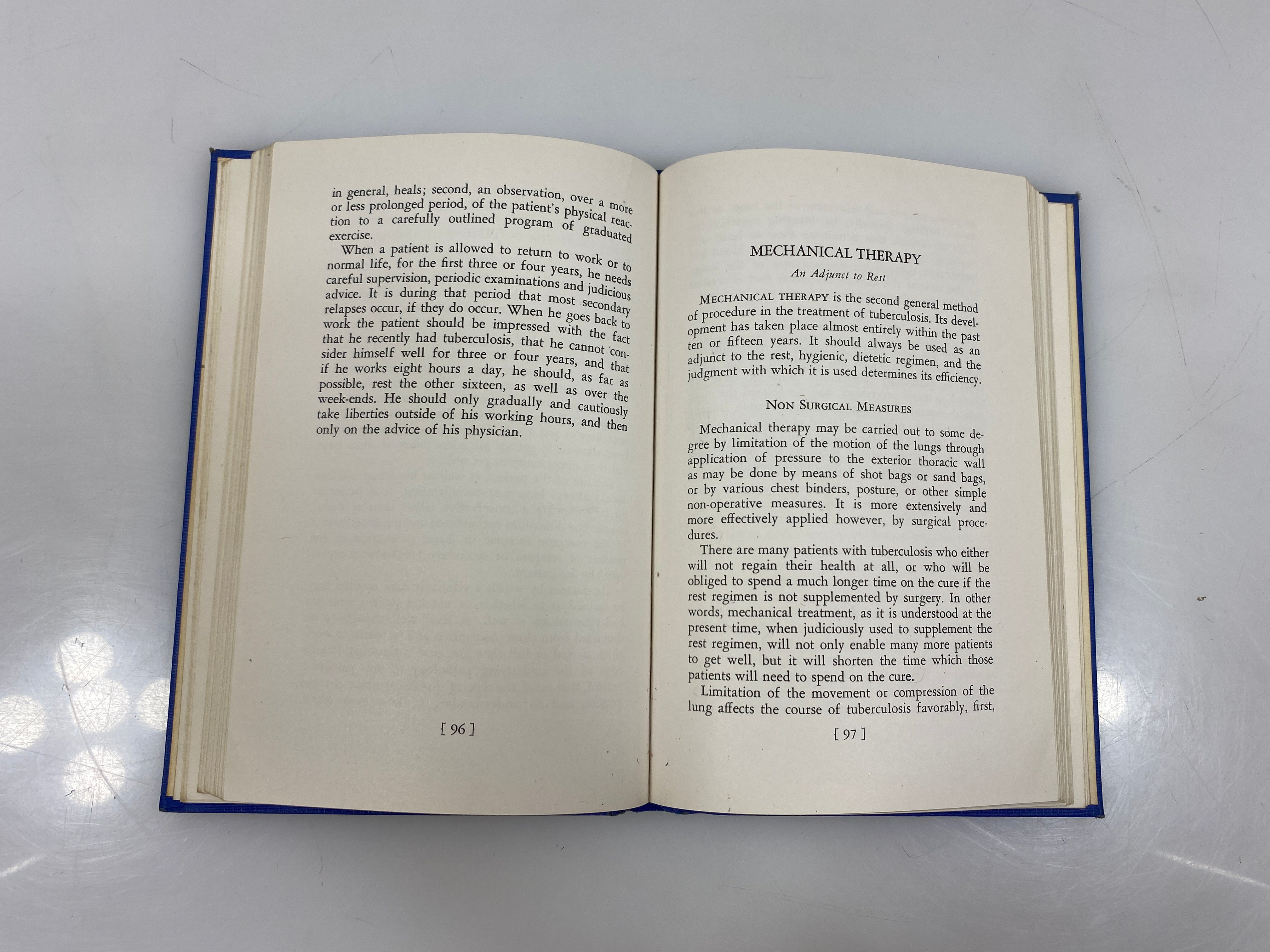 Tuberculosis as it Comes and Goes by Hayes Ex-Library 1943 HC