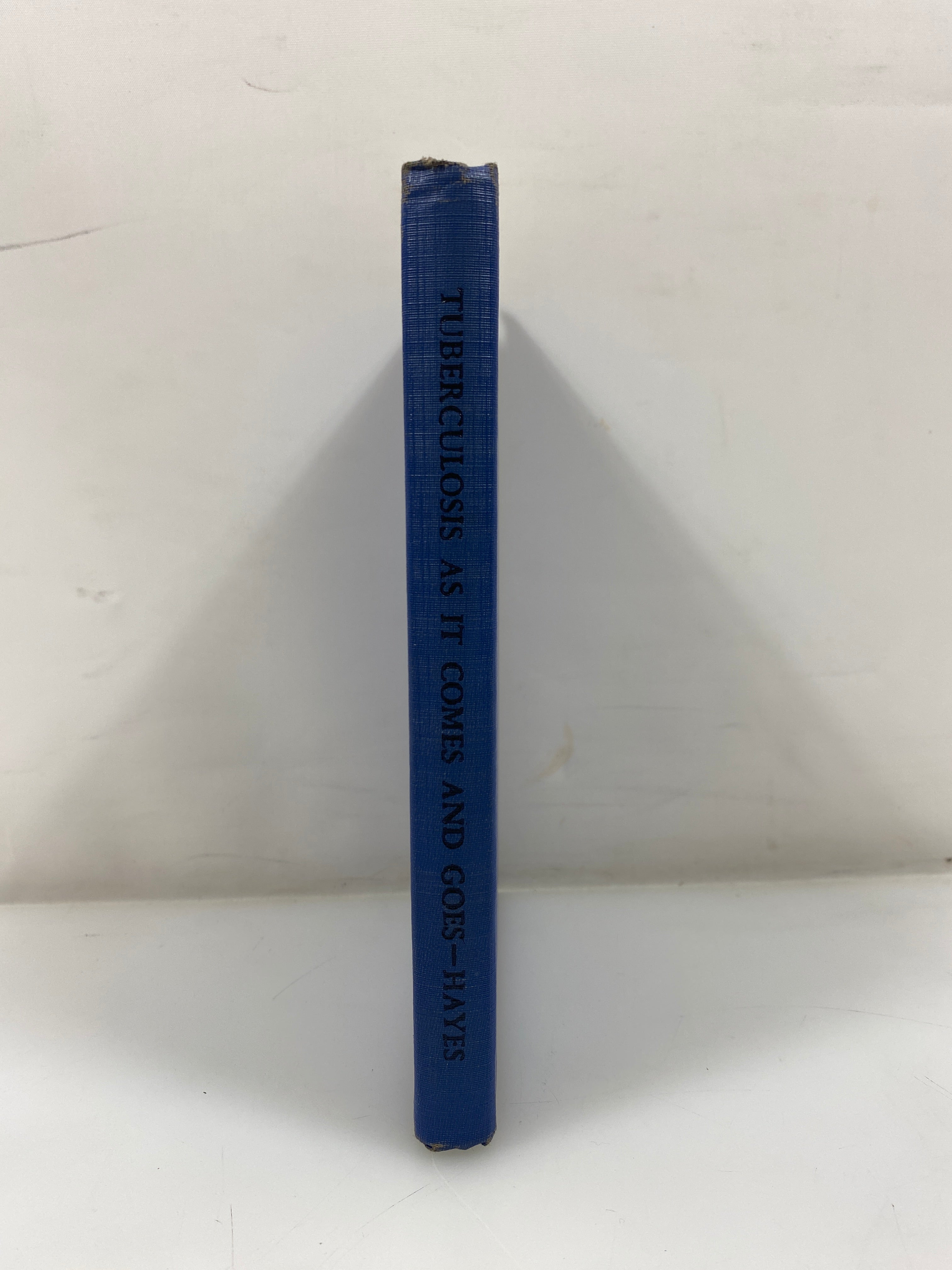 Tuberculosis as it Comes and Goes by Hayes Ex-Library 1943 HC