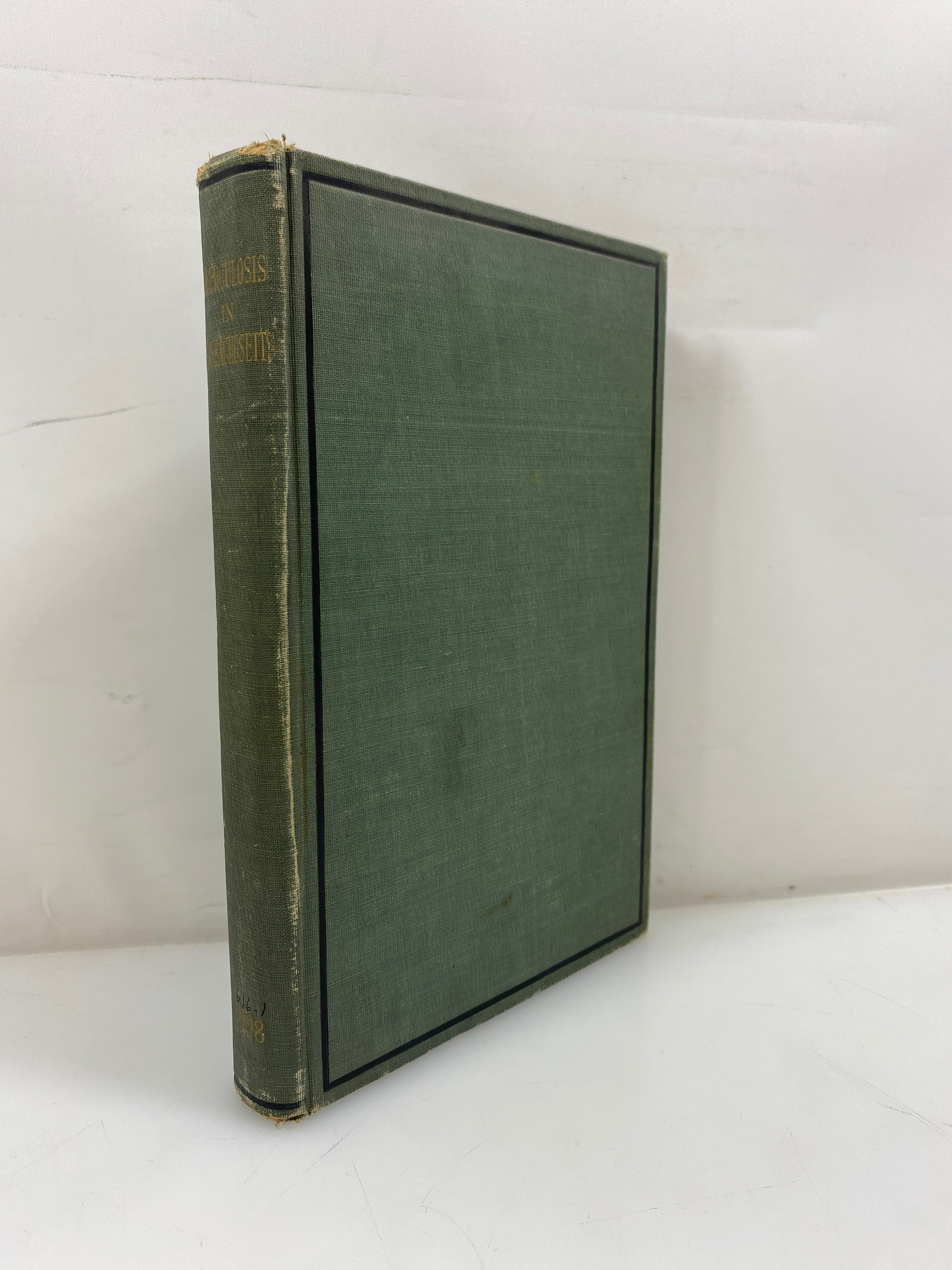 Tuberculosis in Massachusetts by Edwin Locke Ex-library 1908 HC