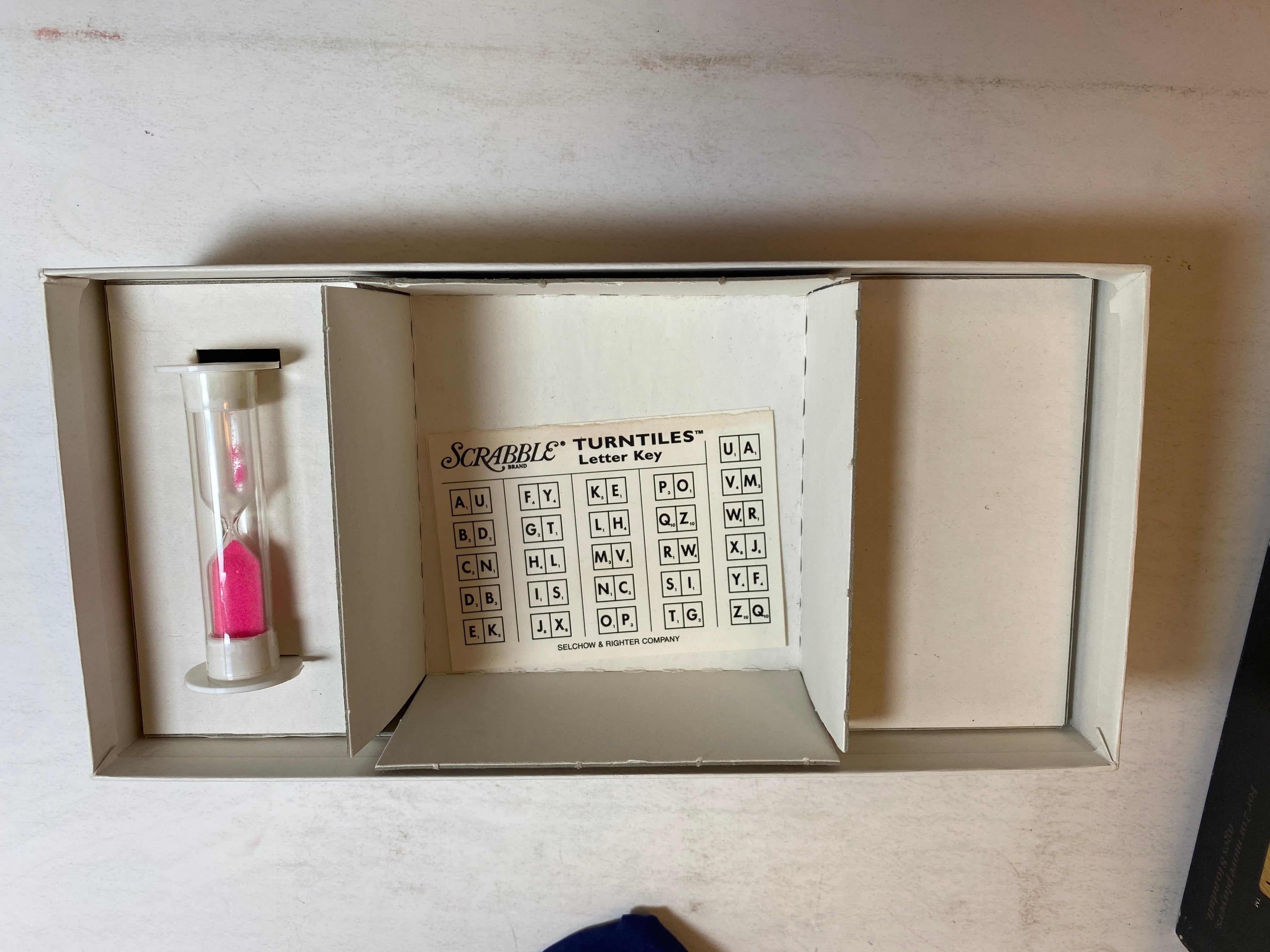 Turntiles Game by Scrabble 1986