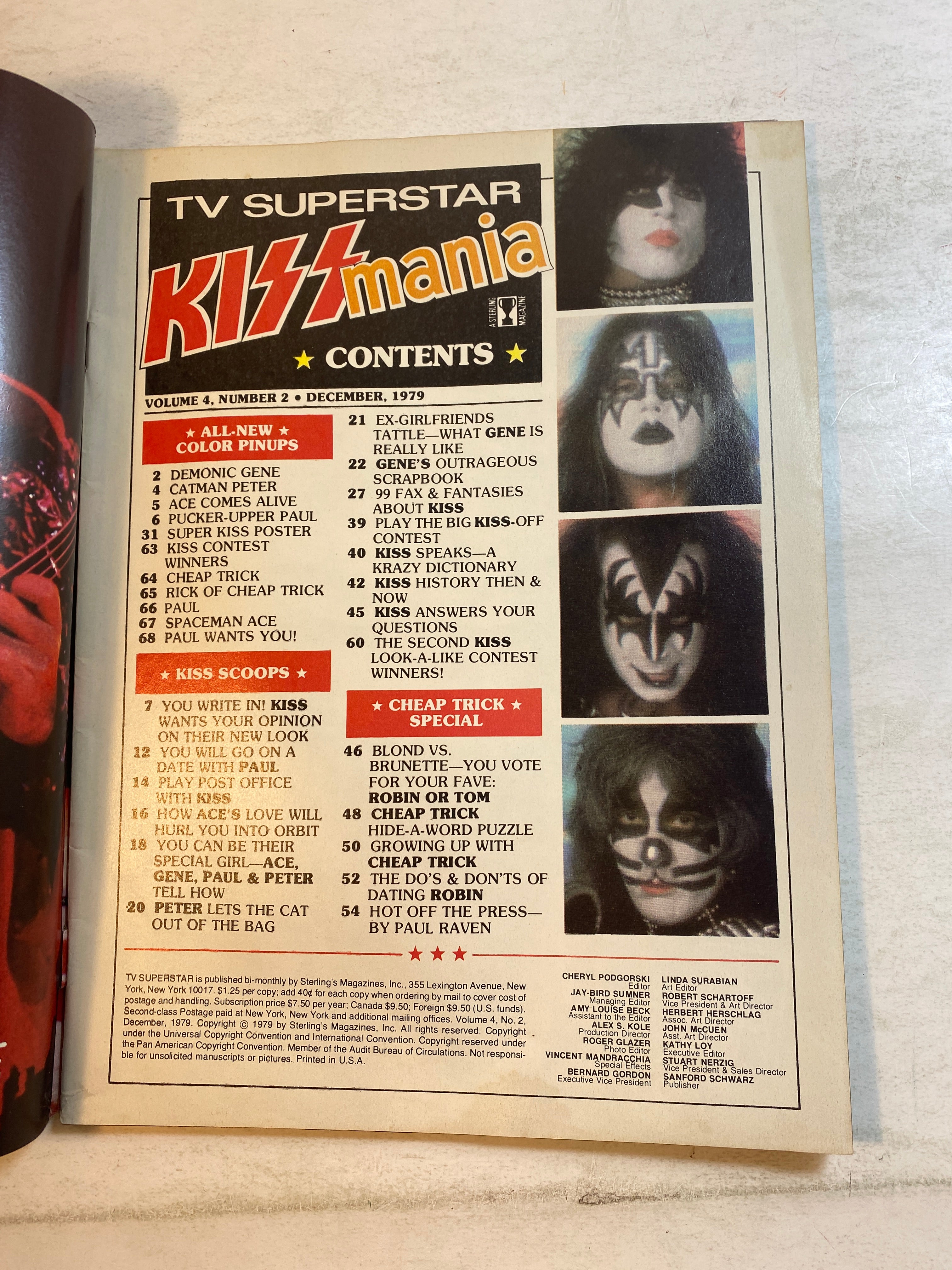 TV Superstar KISS-mania December 1979