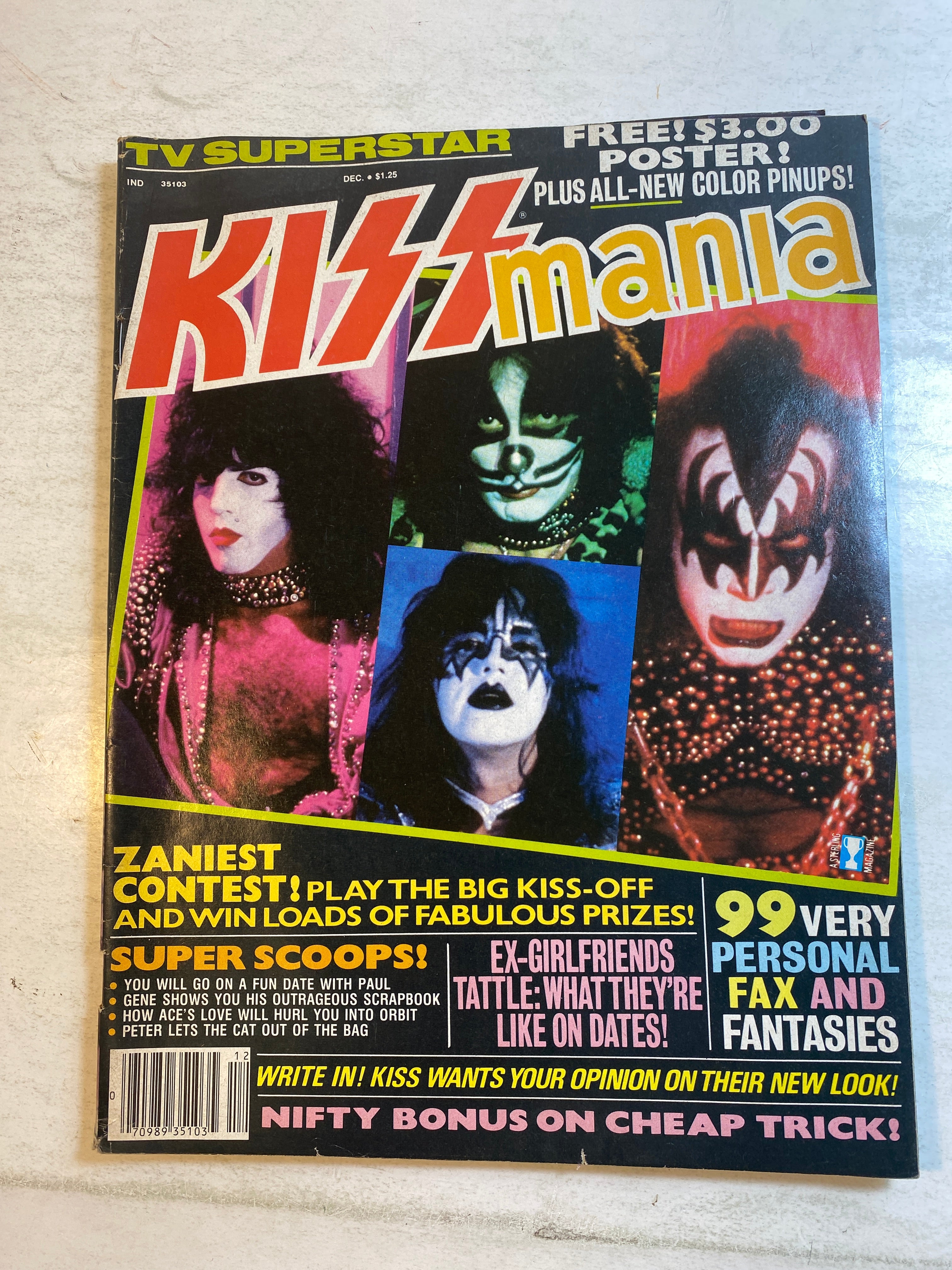 TV Superstar KISS-mania December 1979