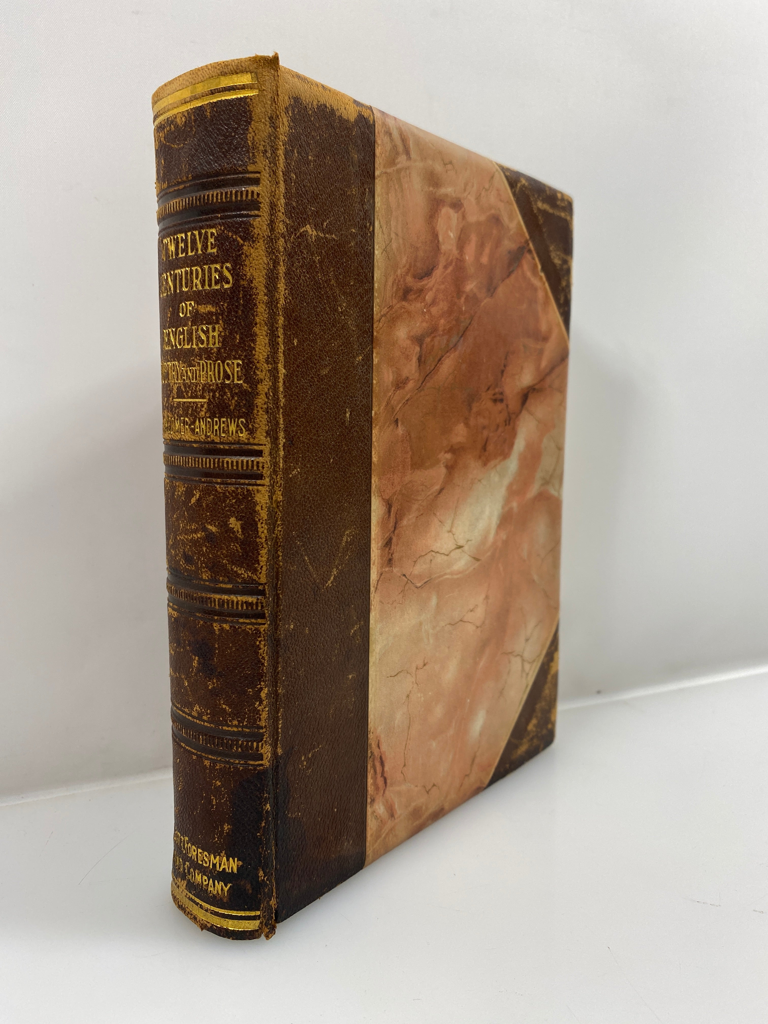 Twelve Centuries of English Poetry and Prose Newcomer/Andrews 1910 HC