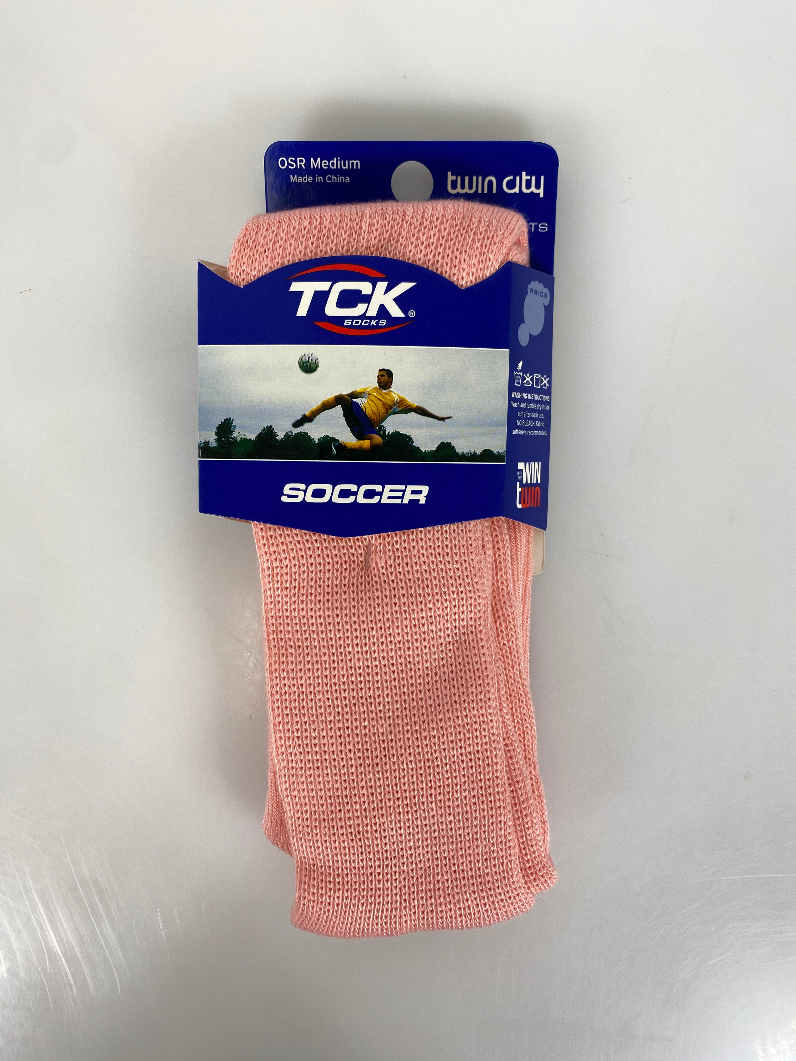Twin City Pink Soccer Socks Size ORS Medium *NEW*