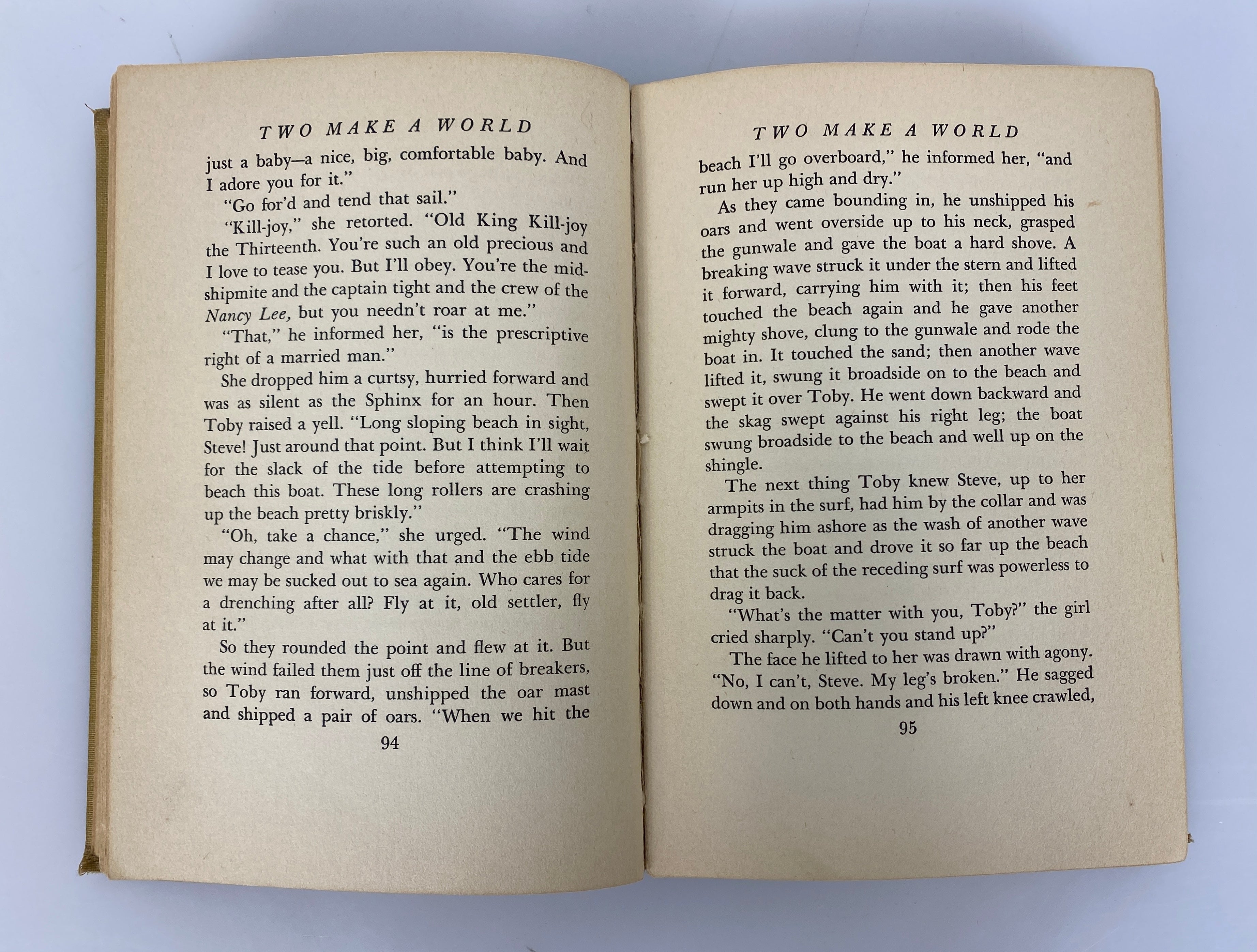 Two Make a World by Peter B. Kyne 1932 H.C. Kinsey Vintage HC