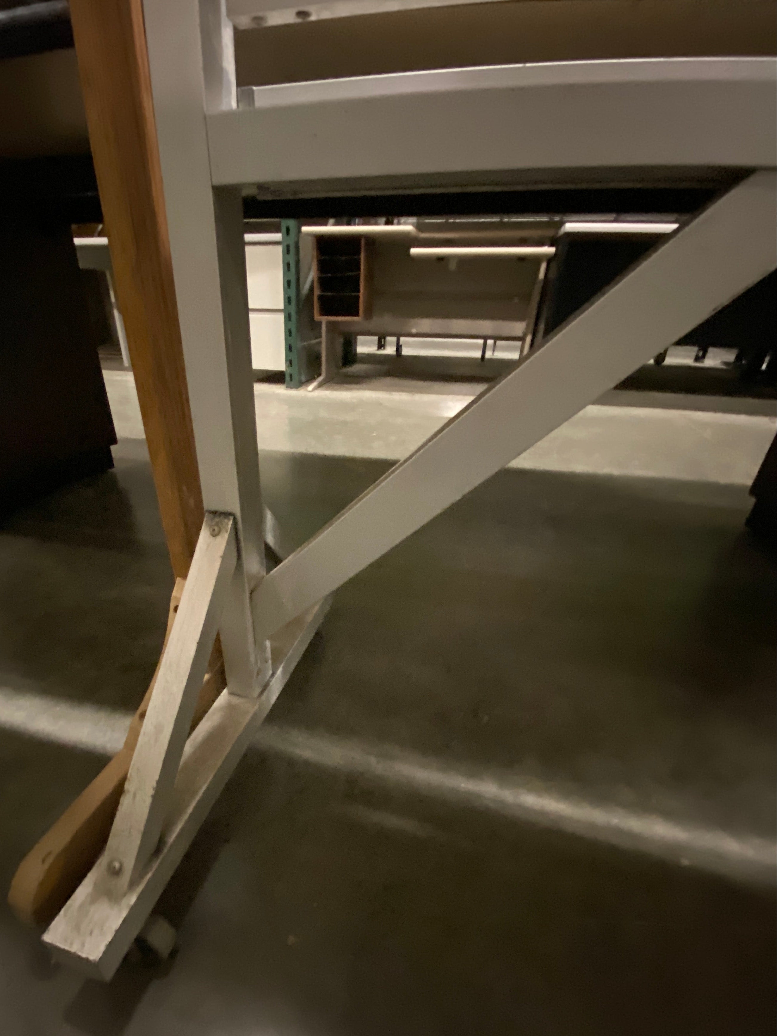 Two-Sided Green 48x72" Rolling Chalkboard w/ Metal Frame