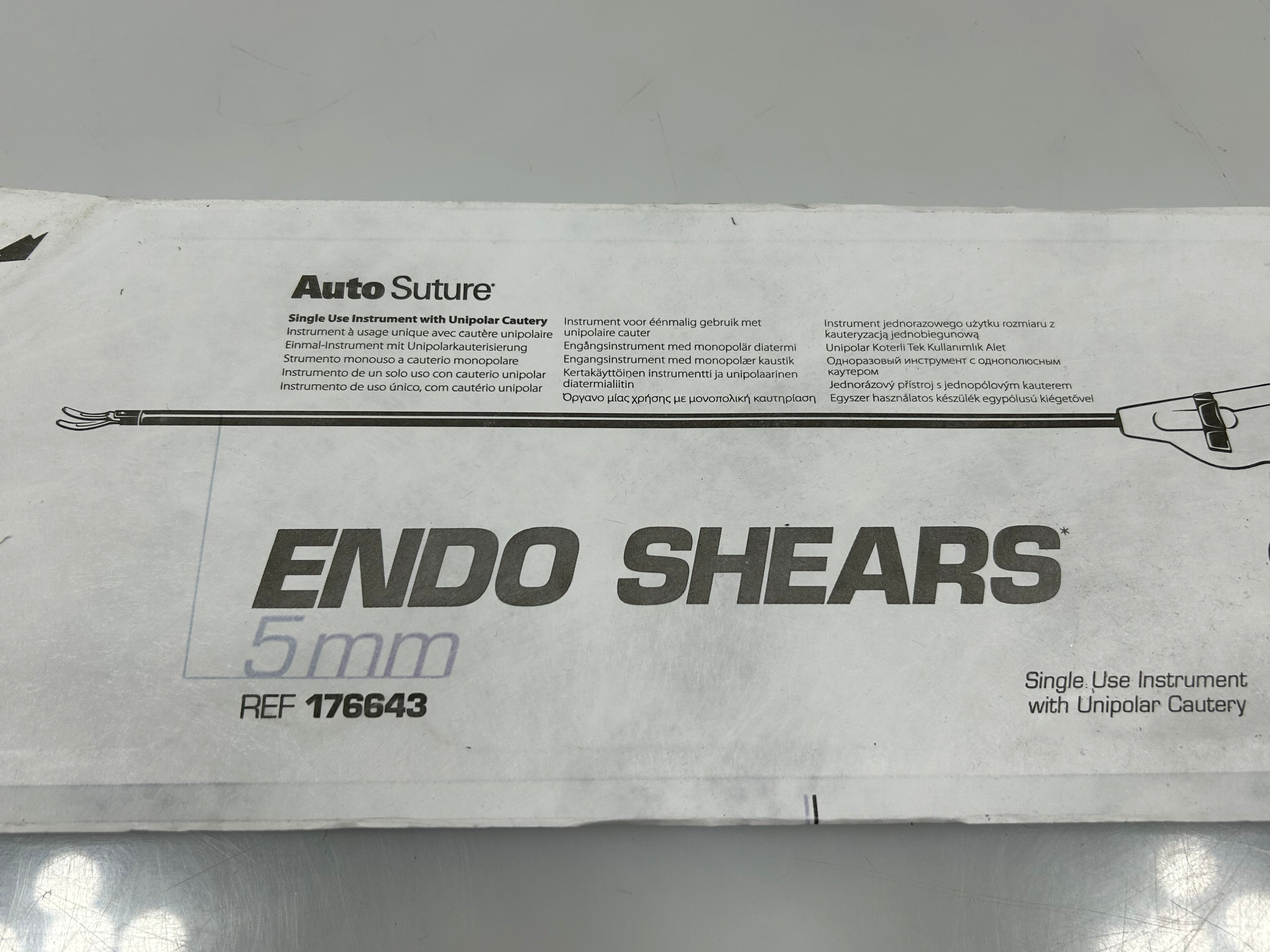 Tyco Healthcare Endo Shears 5mm *New in Package*