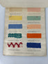 Types of Fashionable Cotton Fabrics for Spring Vintage Sample Book 1932