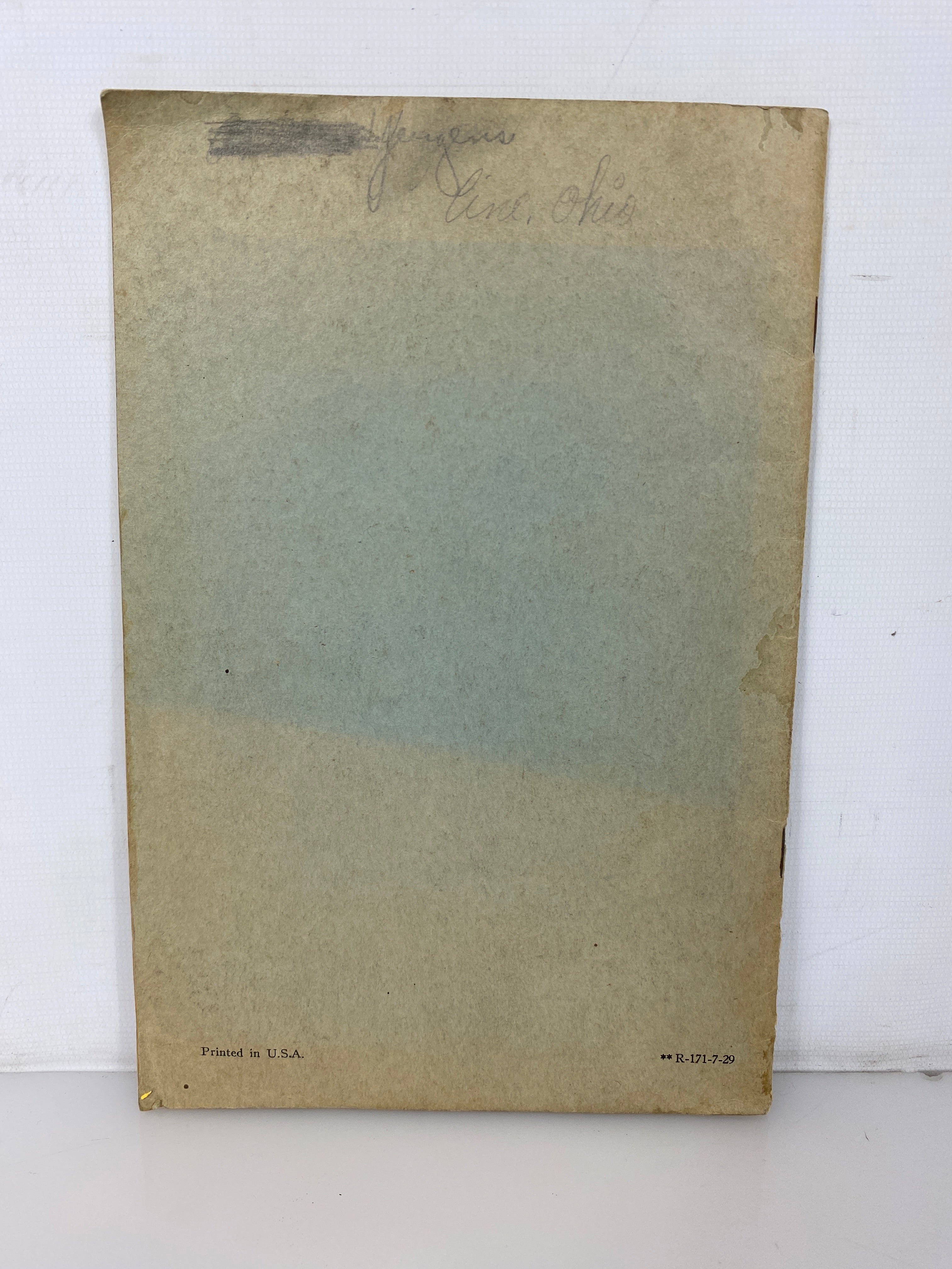 Typists' Guide From Sight to Touch by Charles Smith 1929 Antique SC