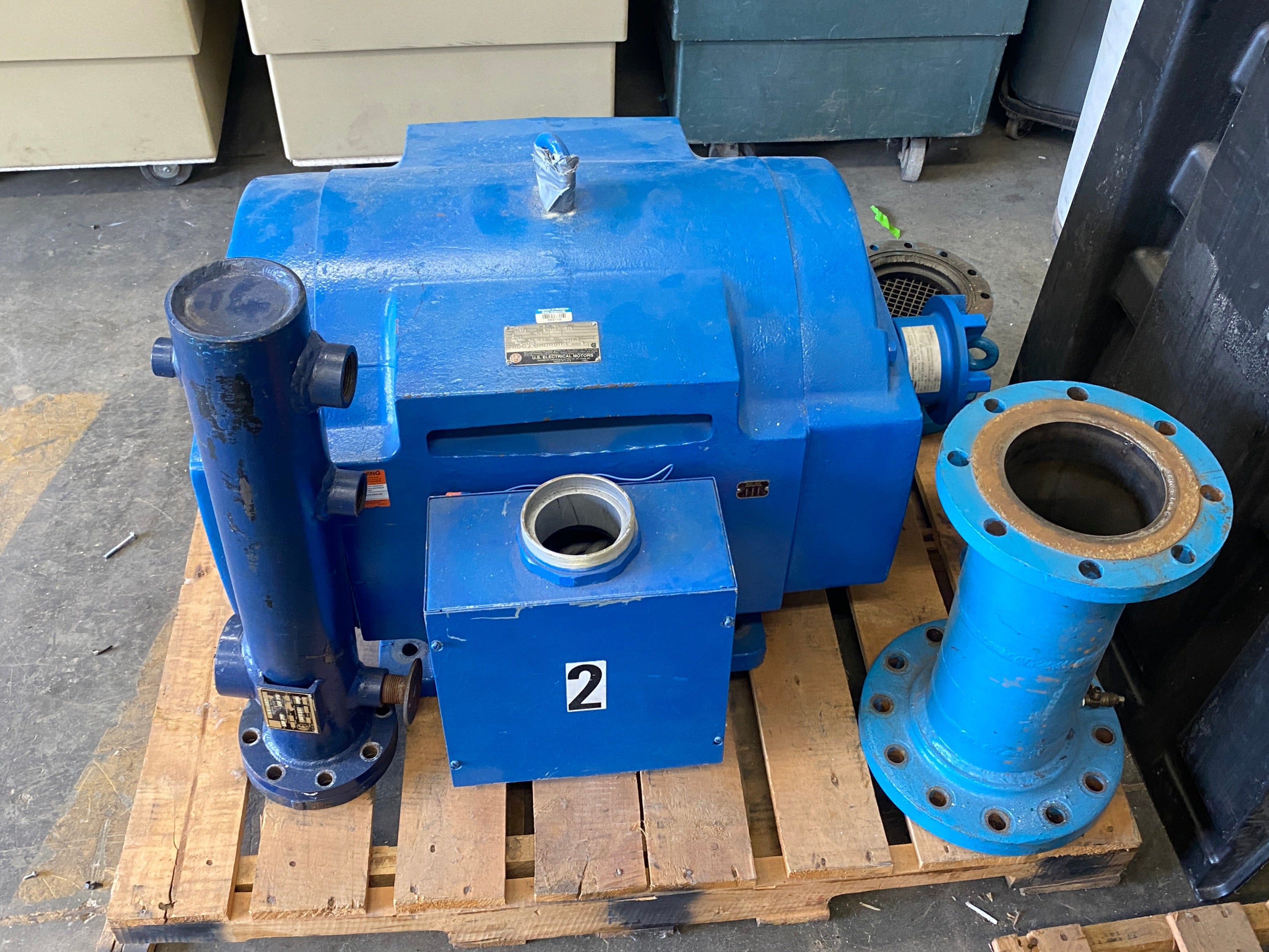 U.S Electrical Motors #6313-J 300 Horse Power Free Turning Motor