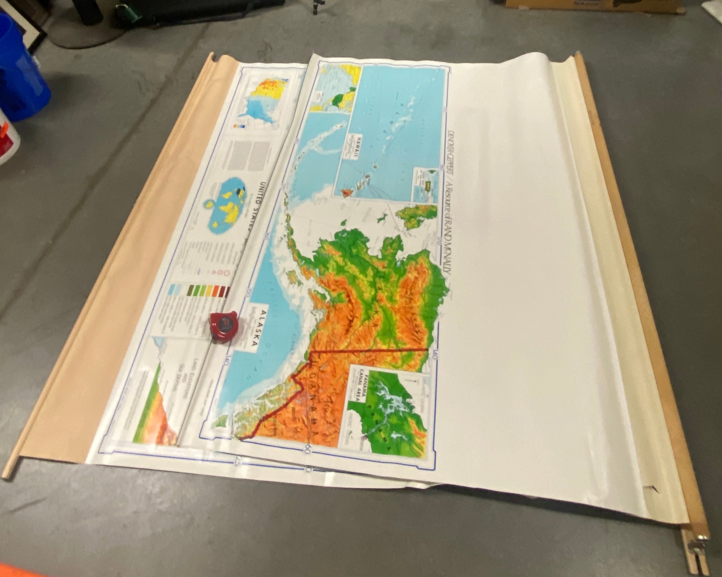 U.S. Pull Down Map