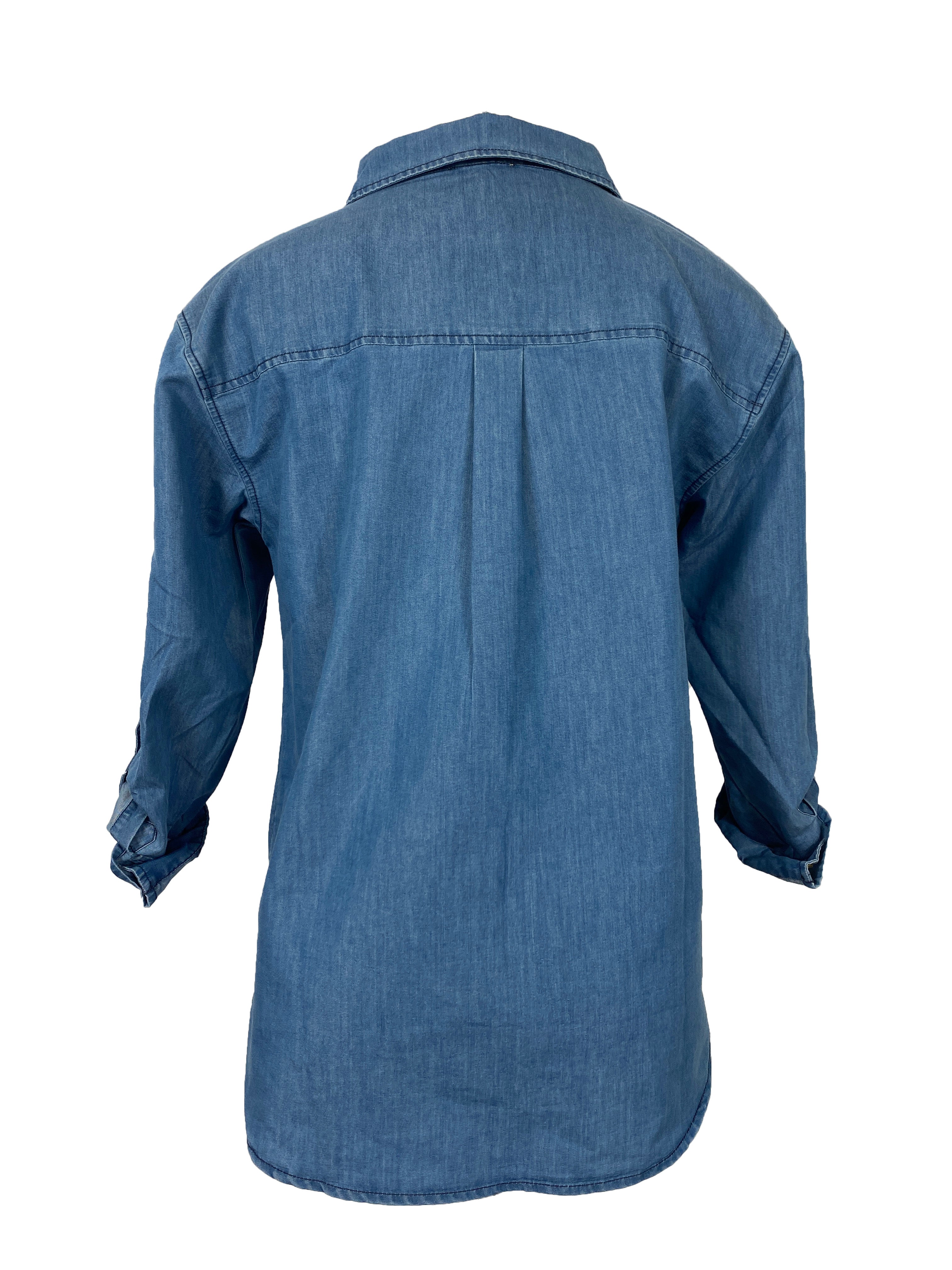 UG Apparel Blue Shirt with MSU Logo Women's Size S