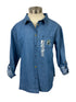 UG Apparel Blue Shirt with MSU Logo Women's Size S