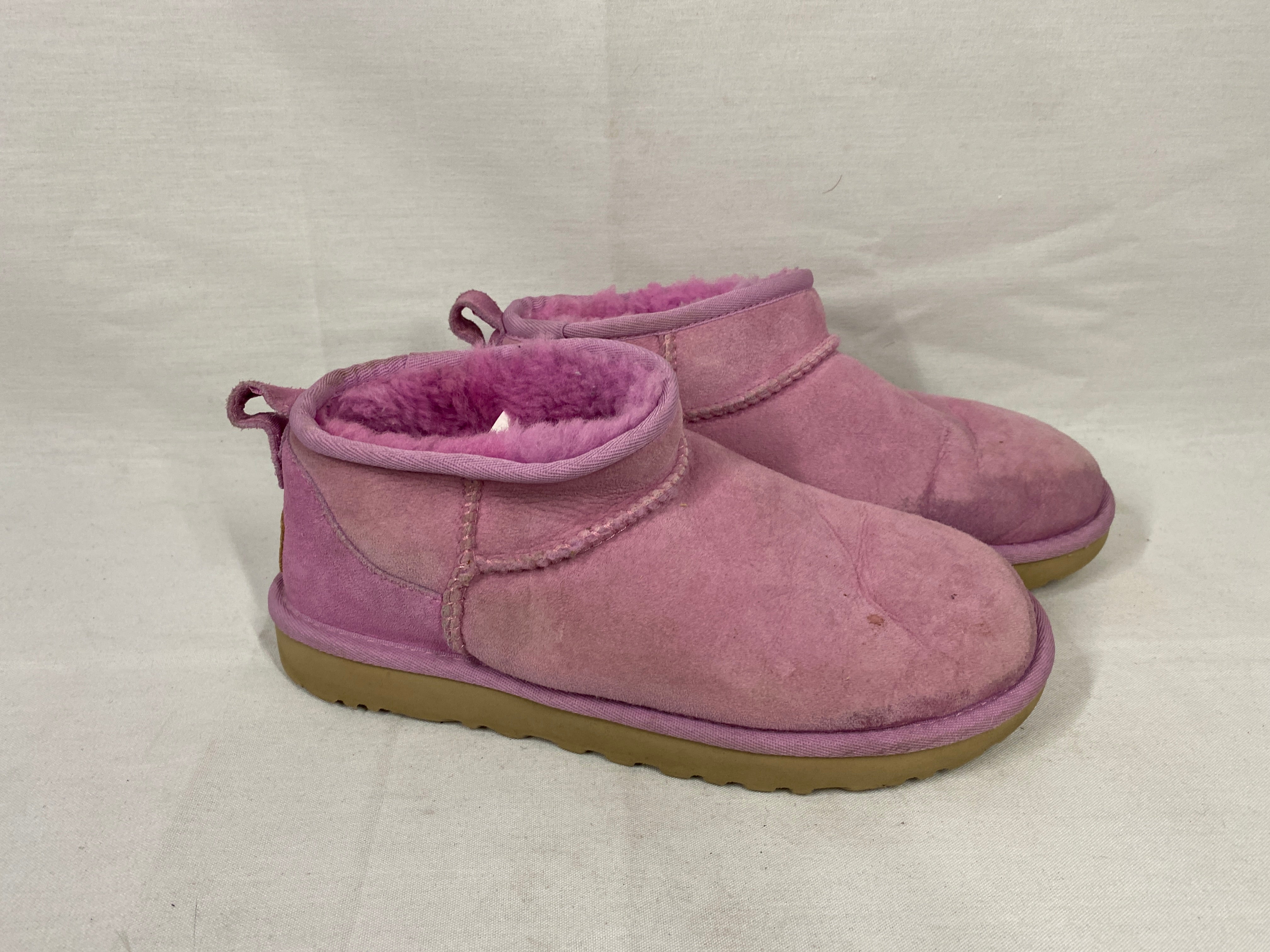 UGG Classic Ultra Mini Boots in Pink Dawn Women's Size 7