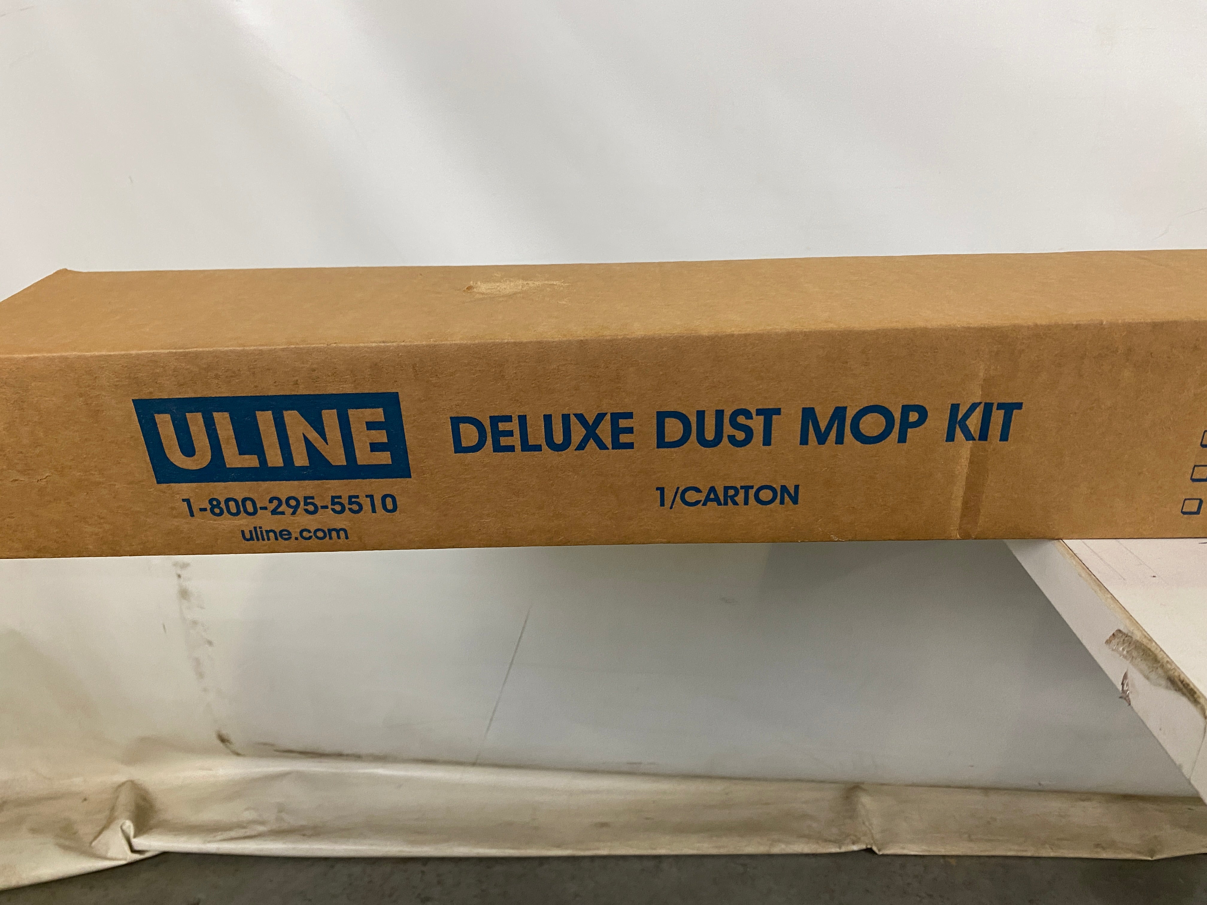 Uline 36" Blue Deluxe Dust Mop Kit