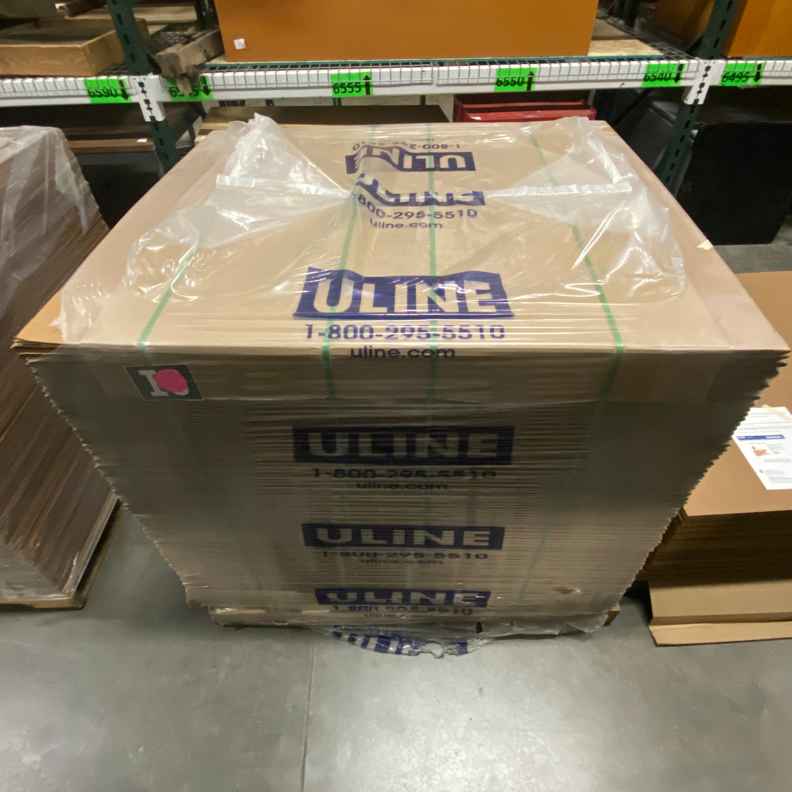 Uline 40" x 48" 200 lb. Fanfold Corrugated Board