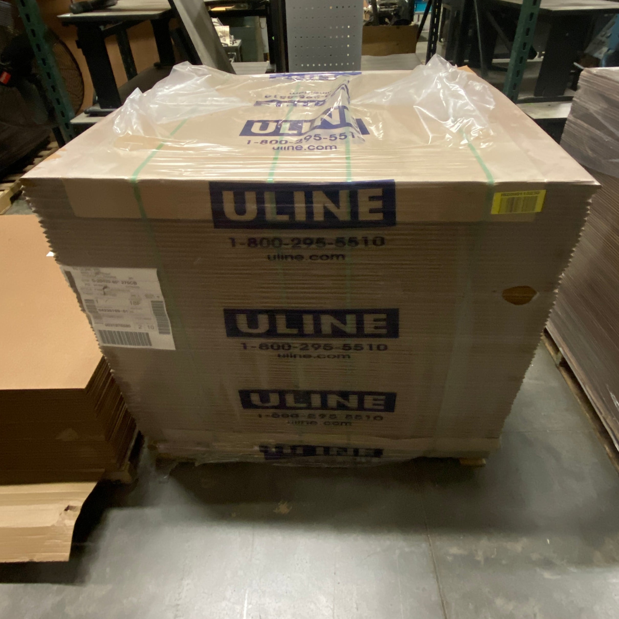 Uline 40" x 48" 200 lb. Fanfold Corrugated Board