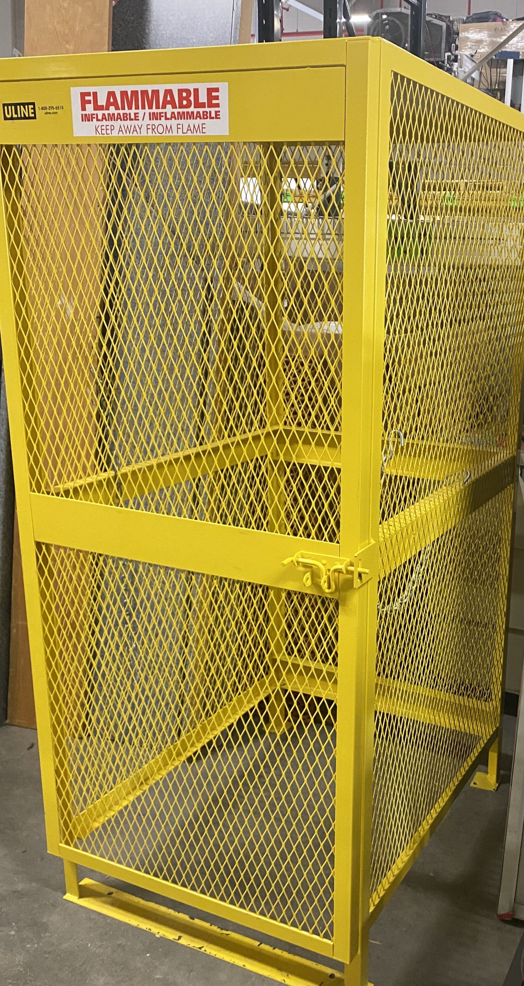 Uline 5-10 Vertical Cylinder Cabinet