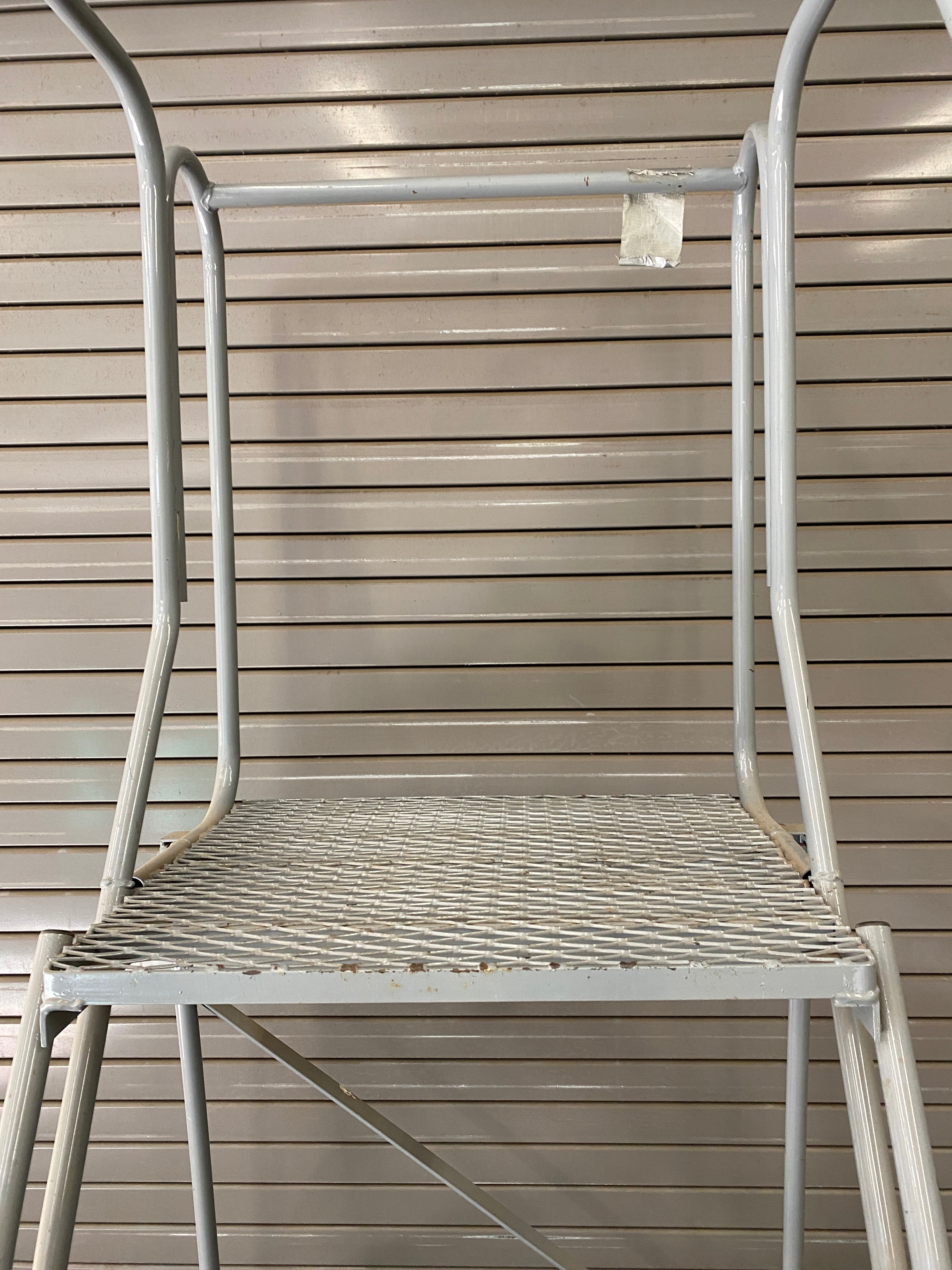 Uline 8 Step Rolling Safety Ladder Assembled w/ 20" Top Step