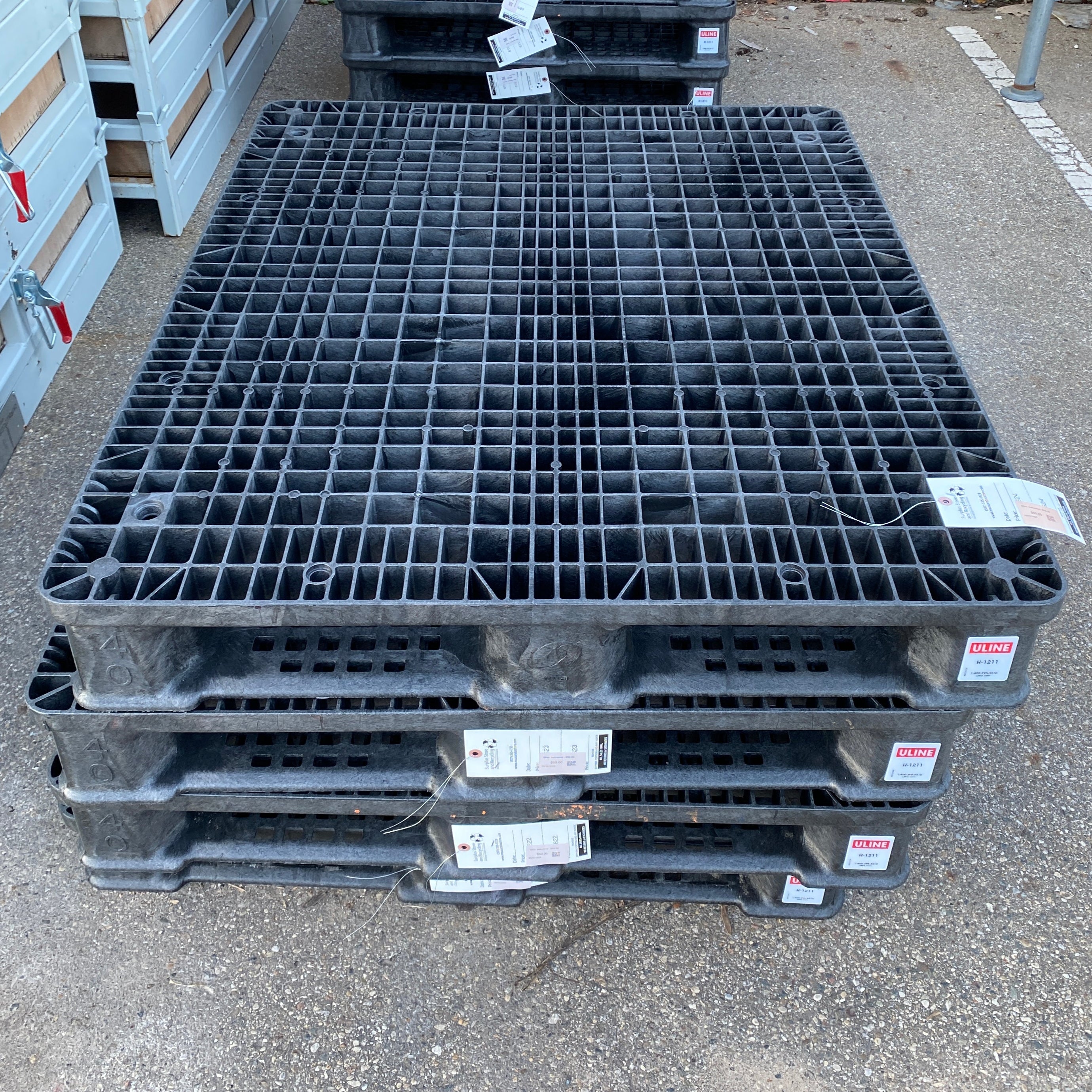 Uline #H-1211 Hard Plastic Pallet