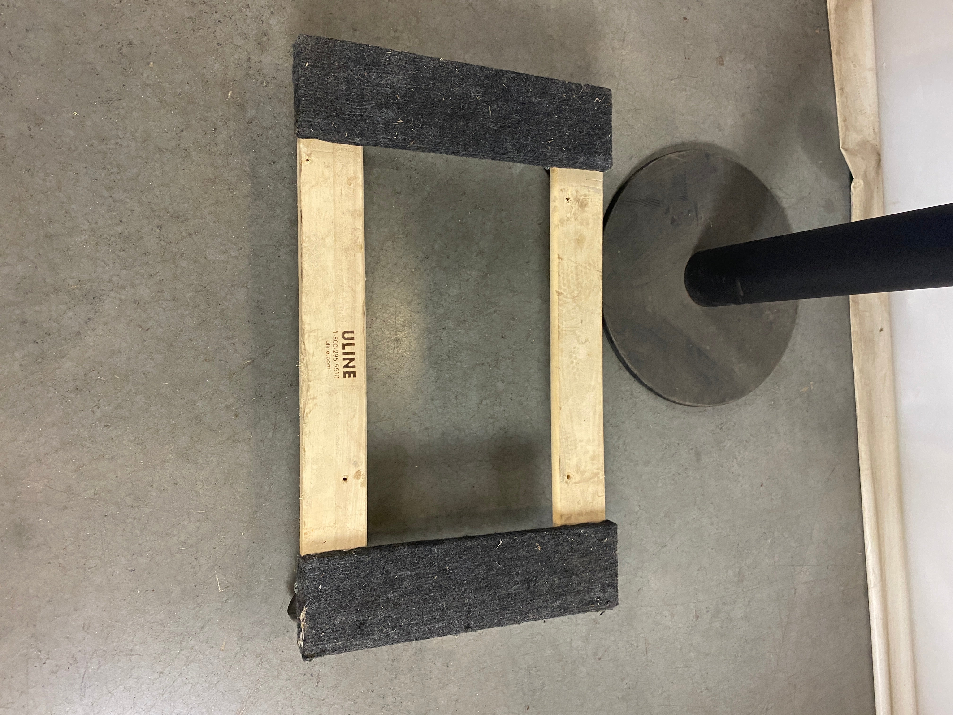 Uline Wooden Padded Floor Dolly